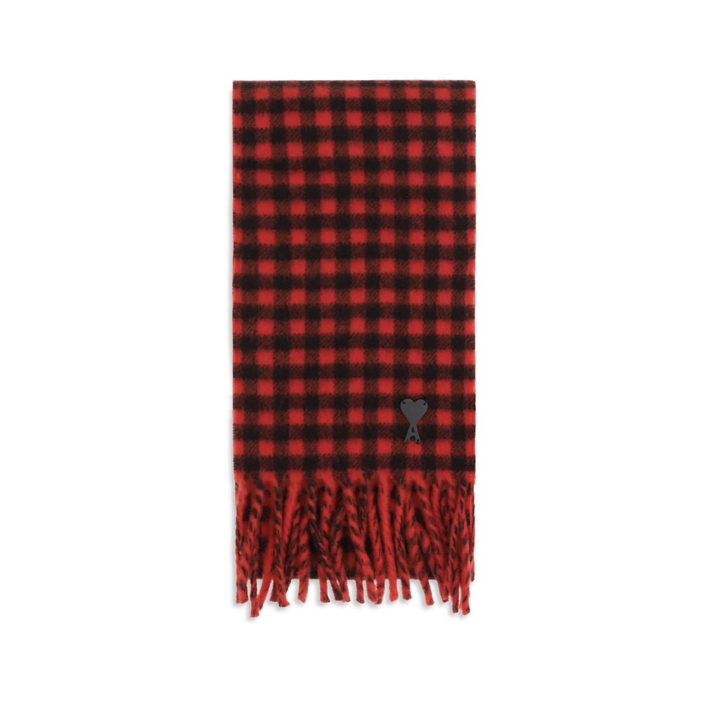 Ami Paris Multicolor Wool Scarf - Elevate Your Luxury Style