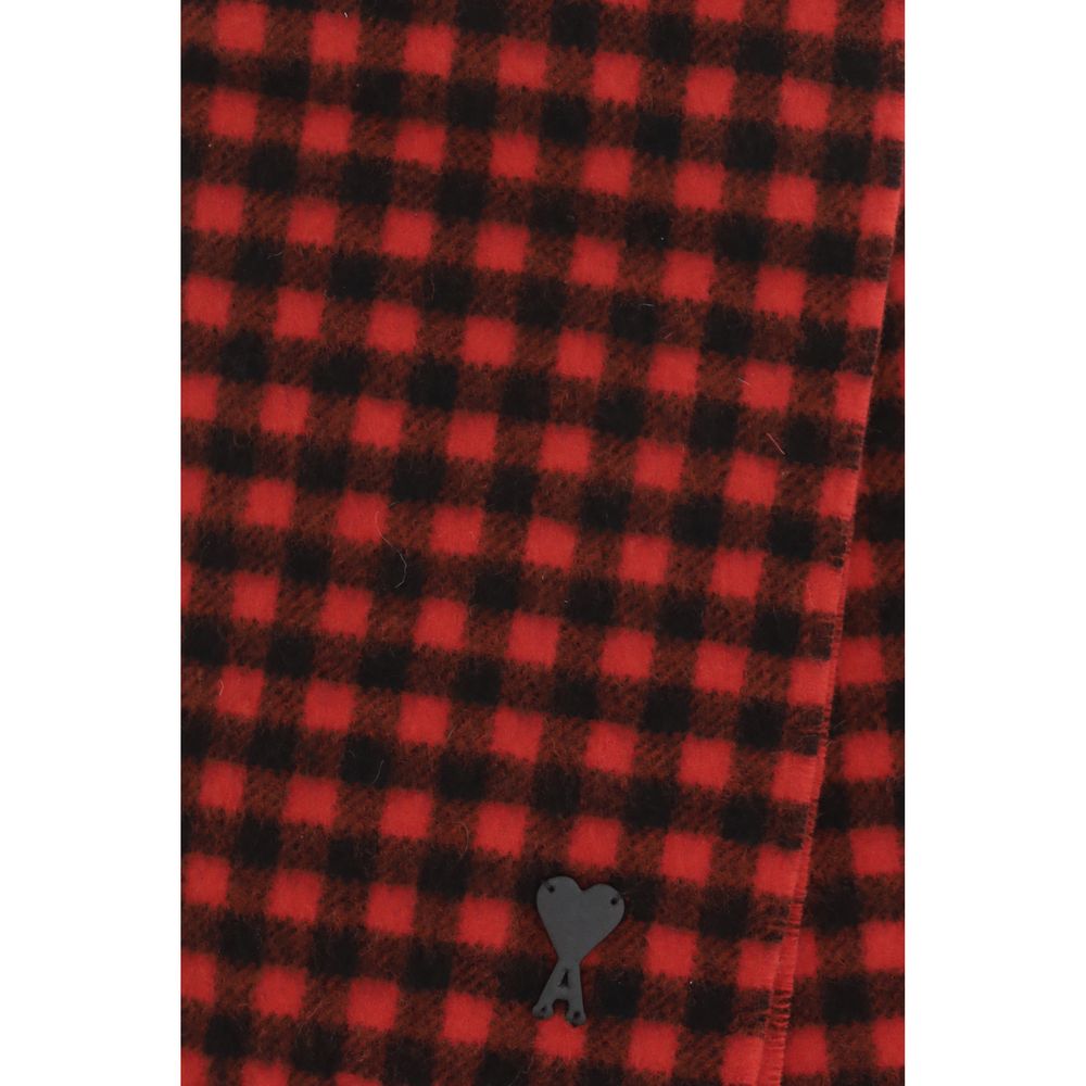 Ami Paris Multicolor Wool Scarf - Elevate Your Luxury Wardrobe