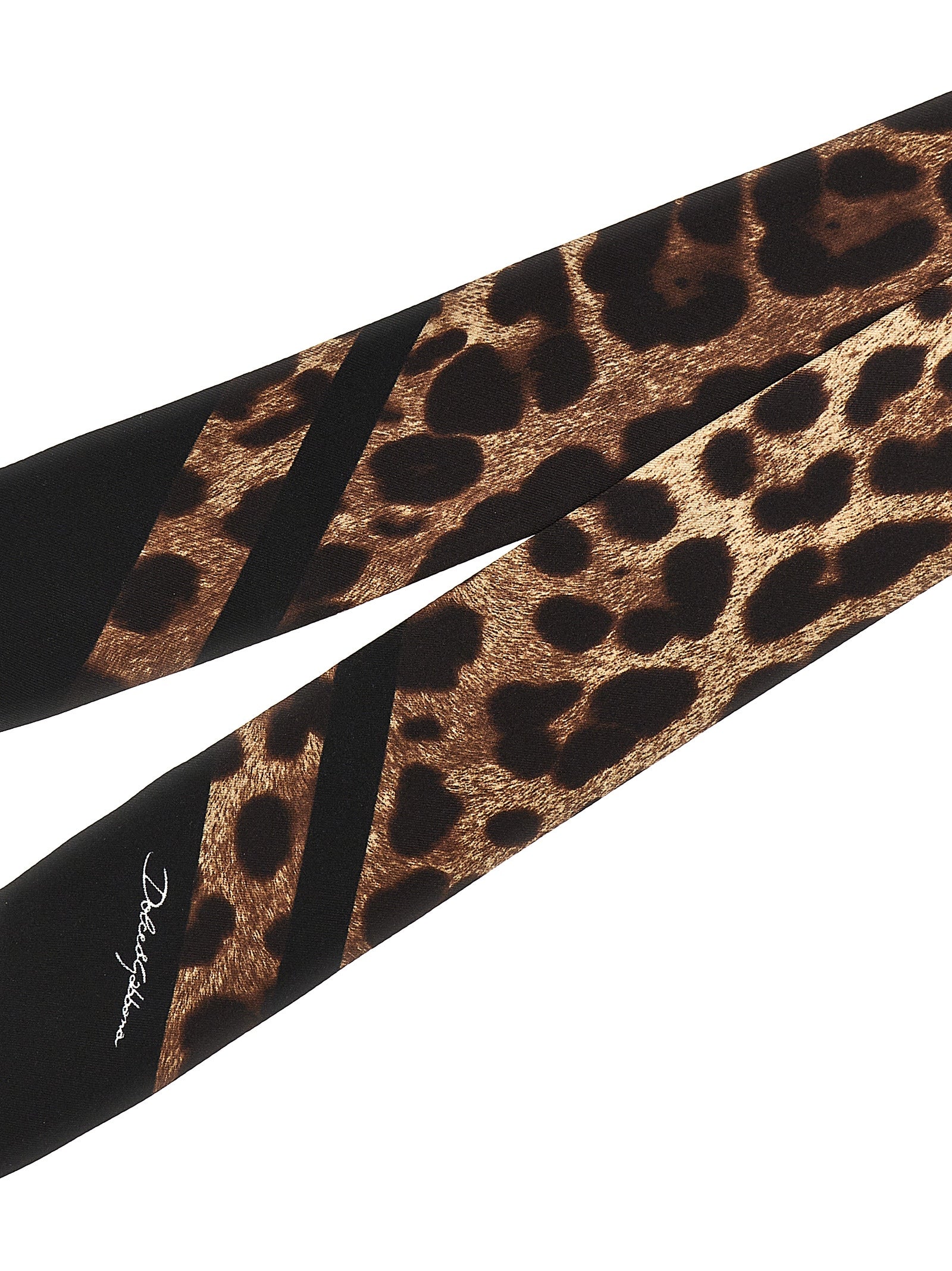 Dolce & Gabbana Brown Silk Foulard
