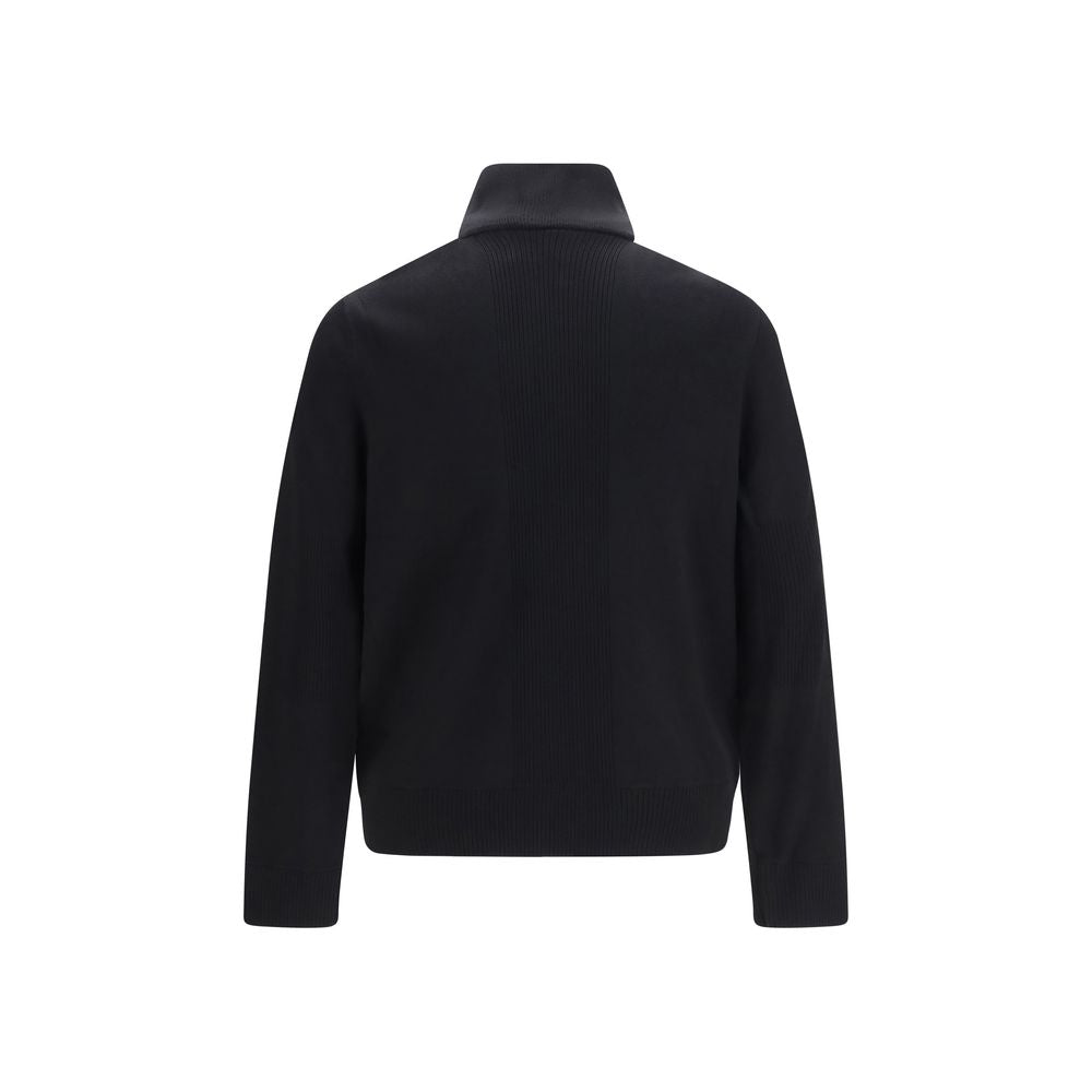 Moose Knuckles Black Viscose Full-Length Jacket