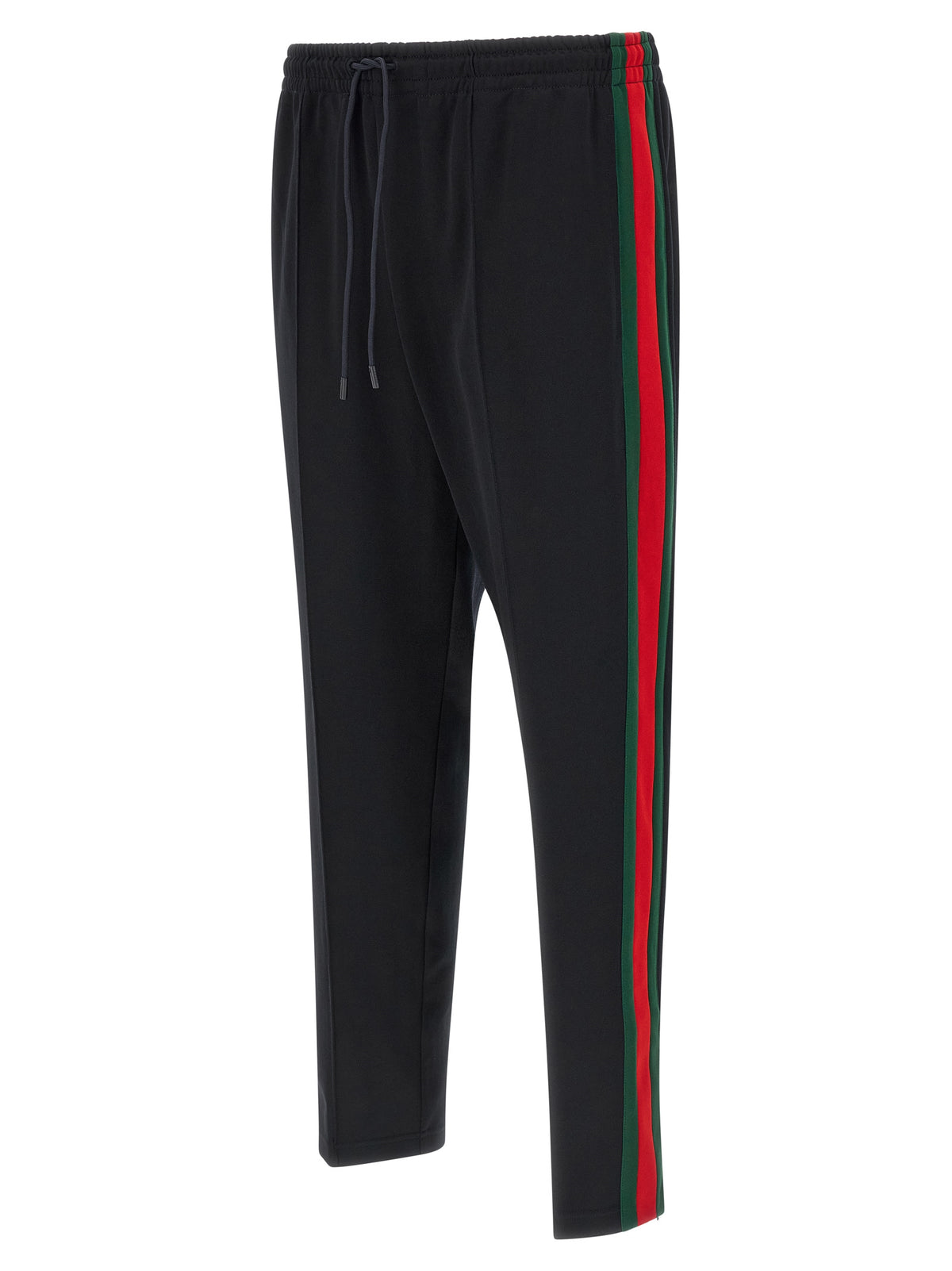 Elevate your wardrobe with Gucci Blue Polyester Joggers, where Italian craftsmanship meets luxurious comfort, perfect for the discerning individual seeking style and ease.