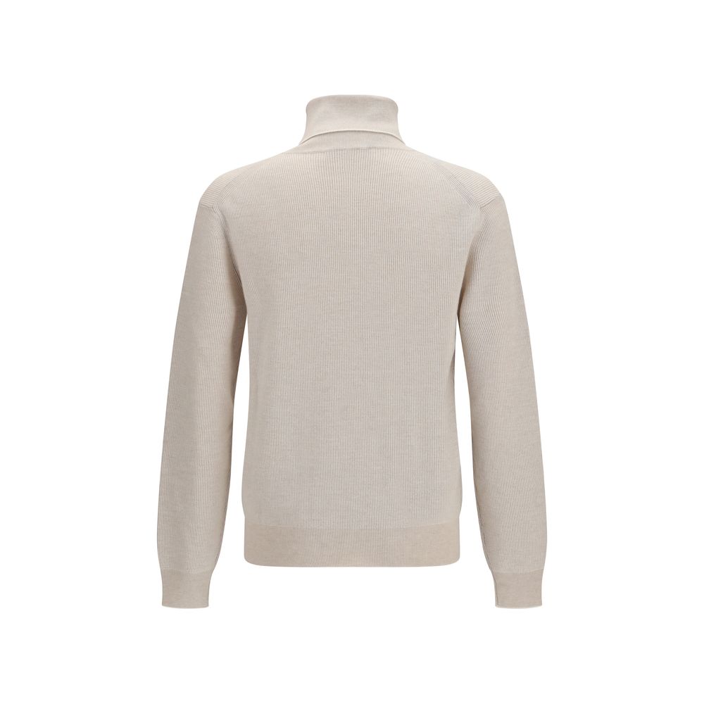 Brioni Beige Cashmere Turtleneck