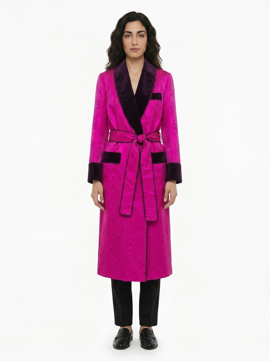 Dolce & Gabbana Pink Luxe Coat - Elevate Your Elegance