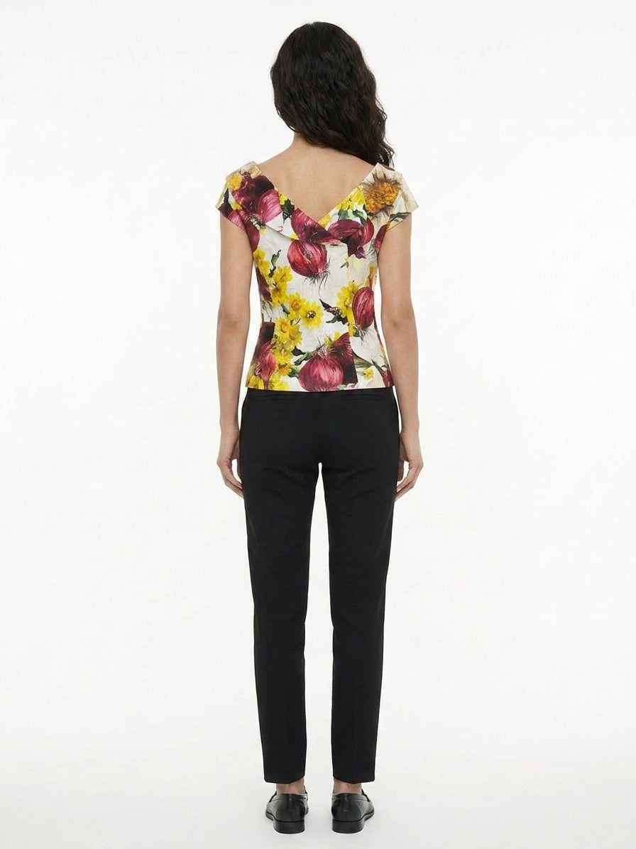 Dolce & Gabbana Multicolor Silk Blend Shirt - Italian Luxury