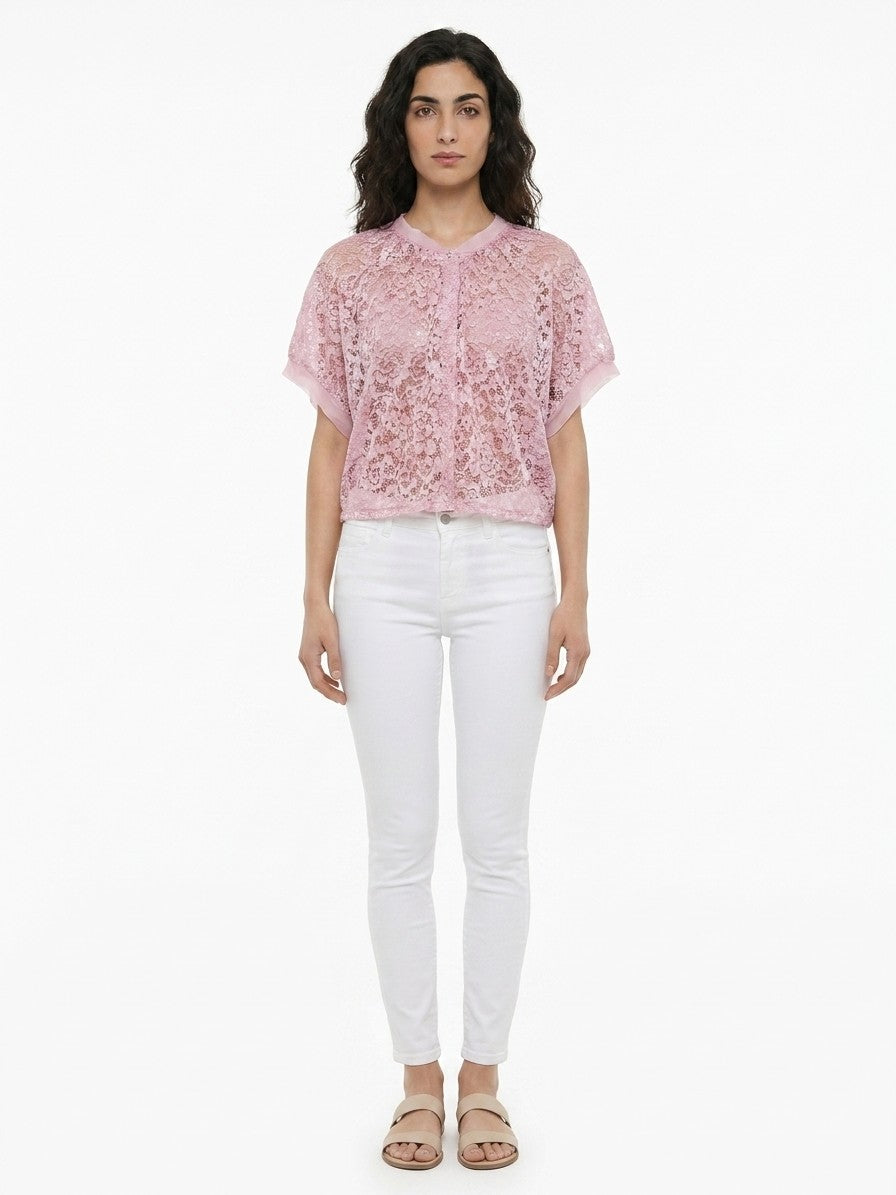 Dolce & Gabbana Pink Rayon Shortsleeve Shirt - Timeless Luxury
