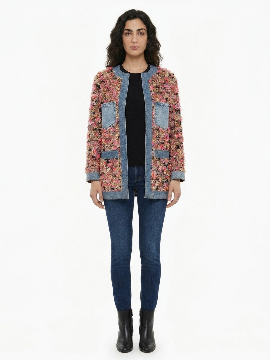 Dolce & Gabbana Multicolor Denim Jacket - Avant-Garde Luxury