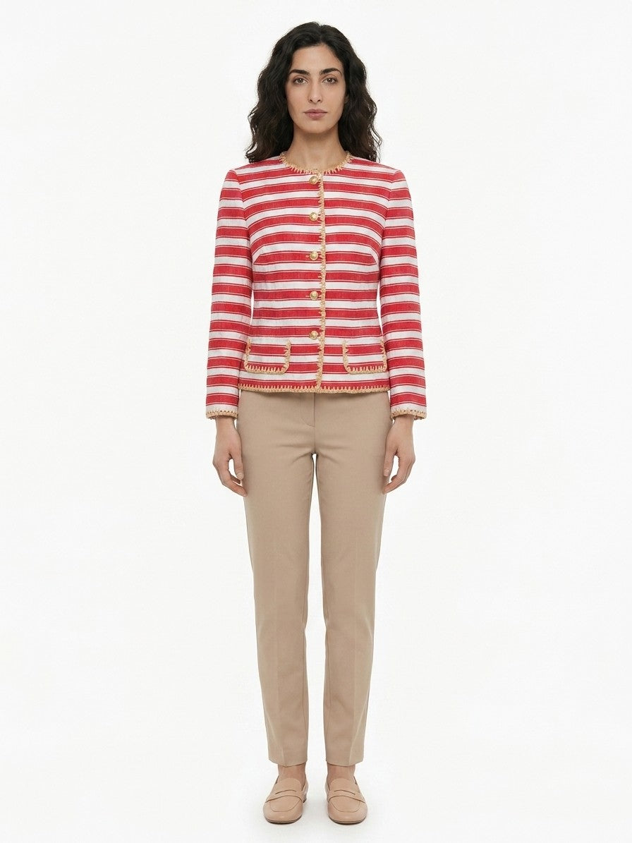 Dolce & Gabbana Multicolor Cotton Jacket - Timeless Luxury Elegance