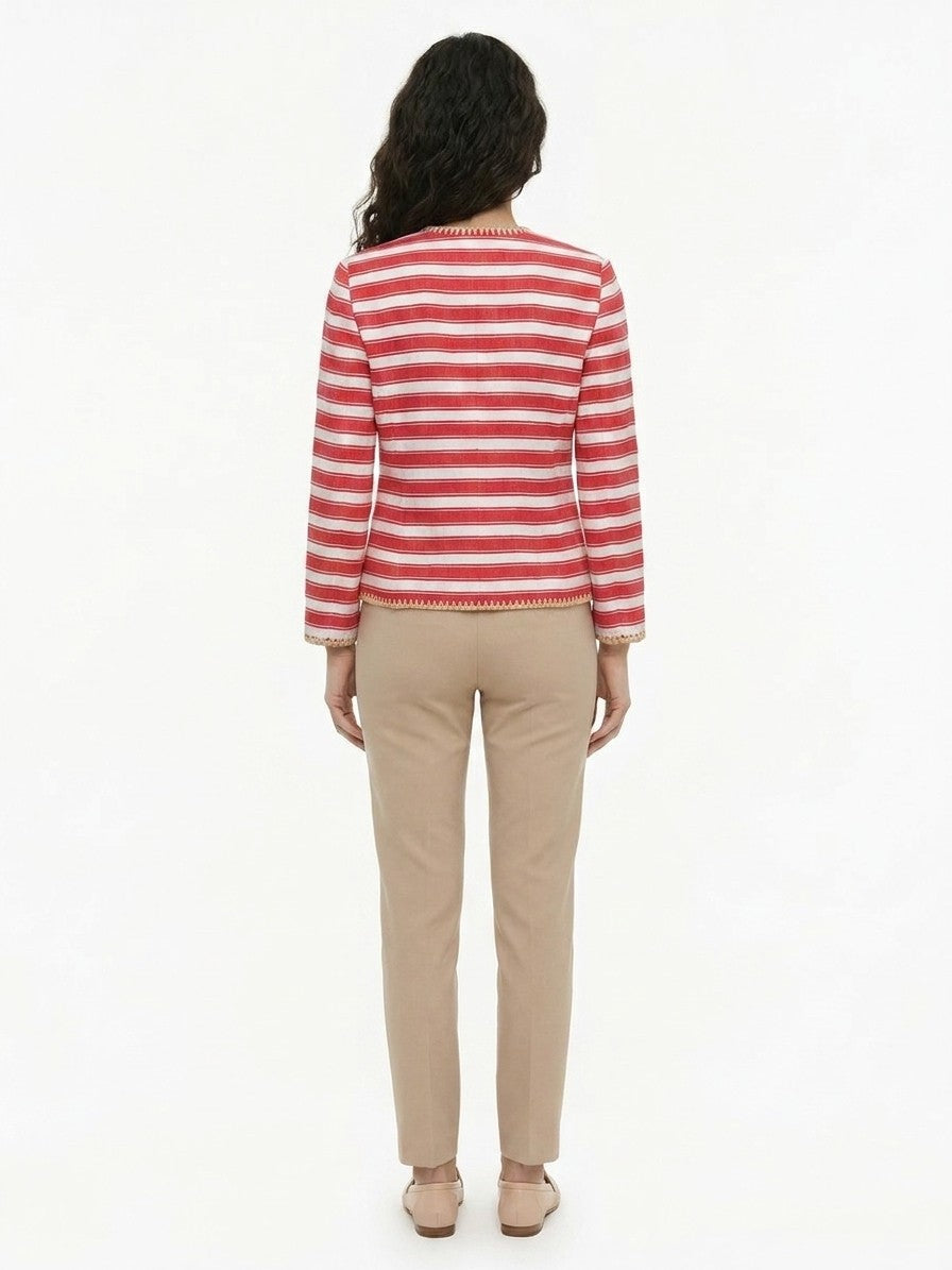 Dolce & Gabbana Multicolor Cotton Jacket - Timeless Elegance