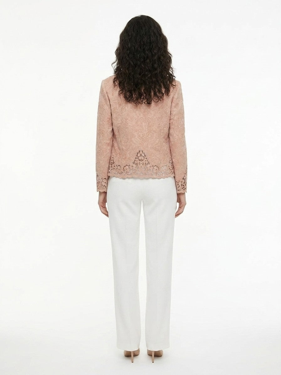 Dolce & Gabbana Beige Acetate Jacket - Exquisite Italian Luxury