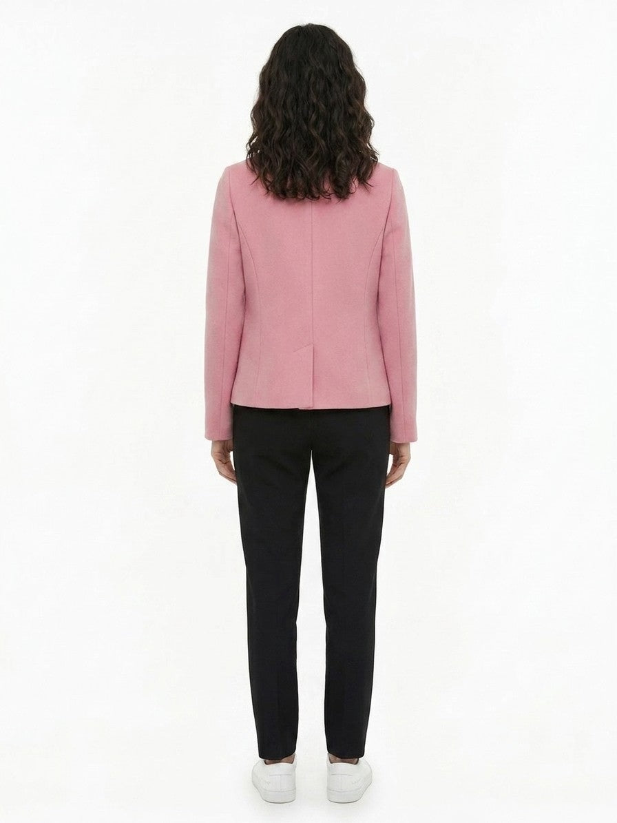 Dolce & Gabbana Pink Marabou Jacket - Timeless Italian Elegance