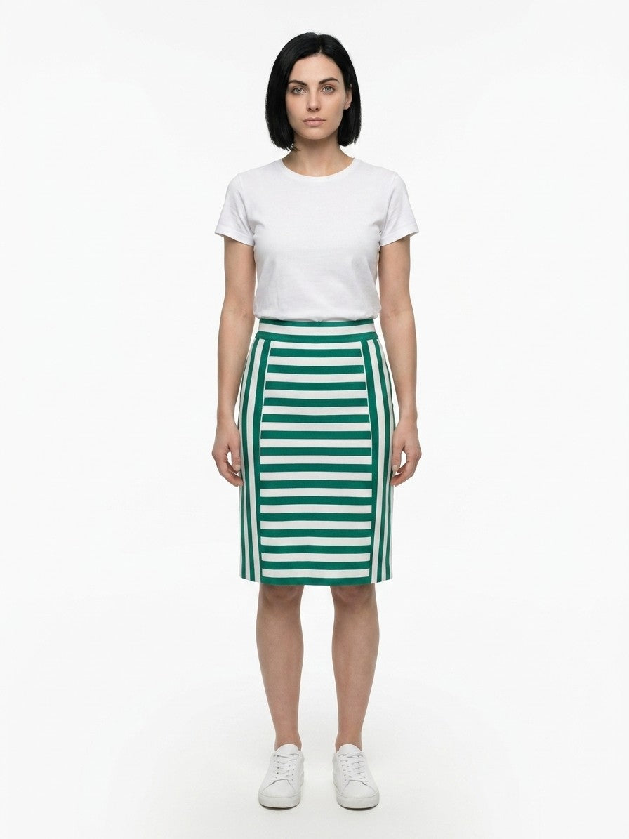Dolce & Gabbana Bicolor Cotton Mini Skirt - Timeless Elegance