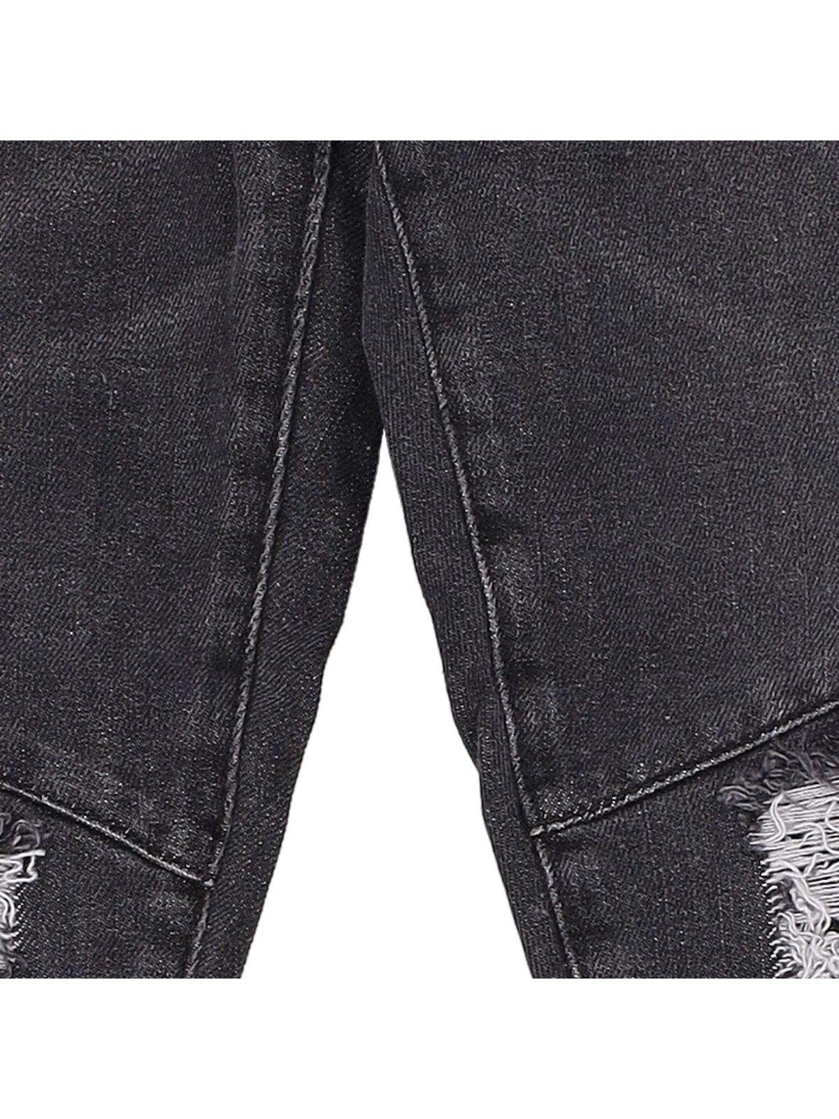 Balmain Ribbed Patches Slim Jeans - Elevate Your Style