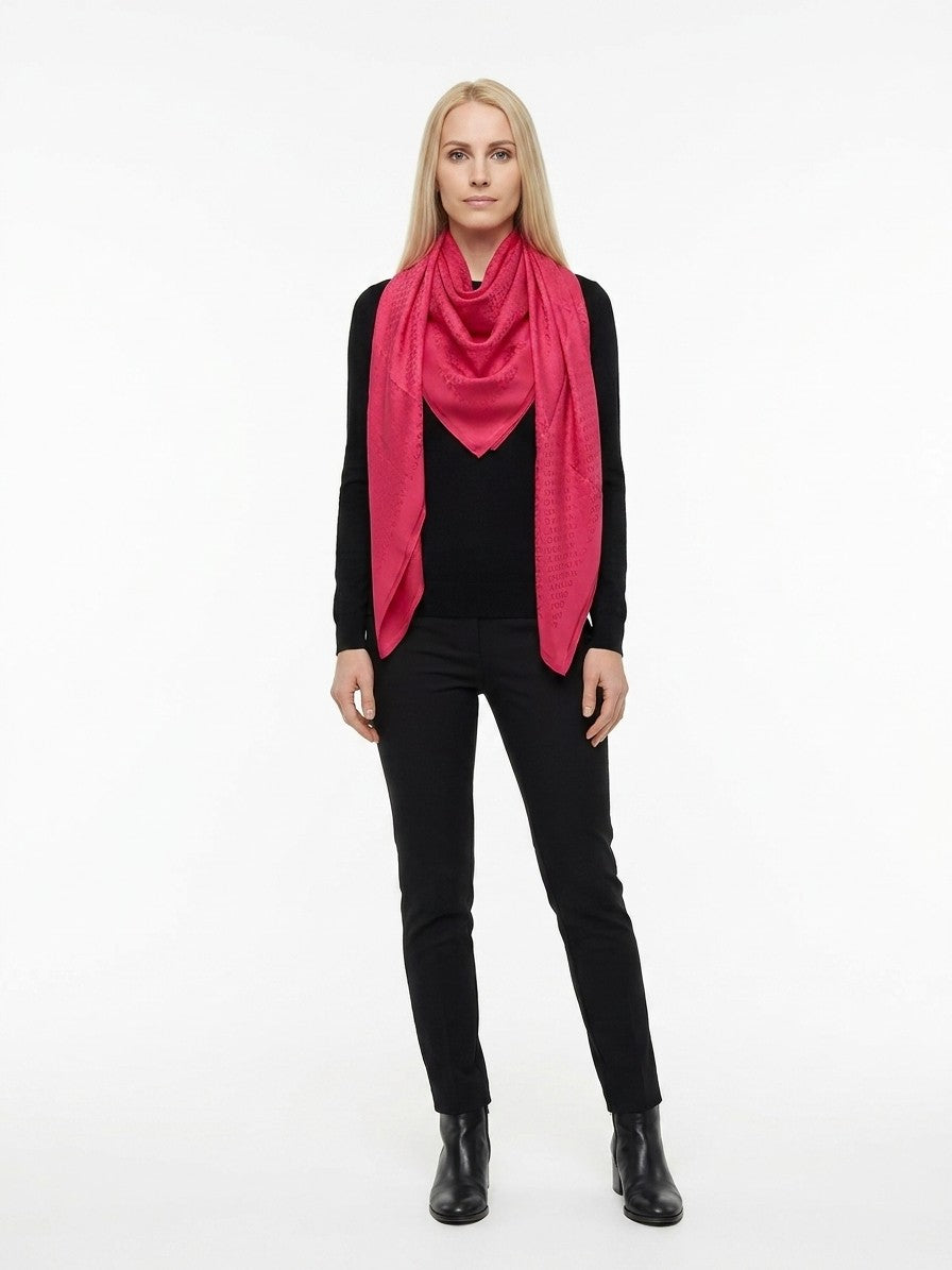 Givenchy Red Silk Foulard - Timeless Luxury Accessory