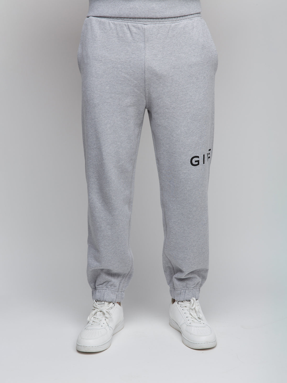 Givenchy Gray Cotton Joggers - Elevate Your Urban Elegance