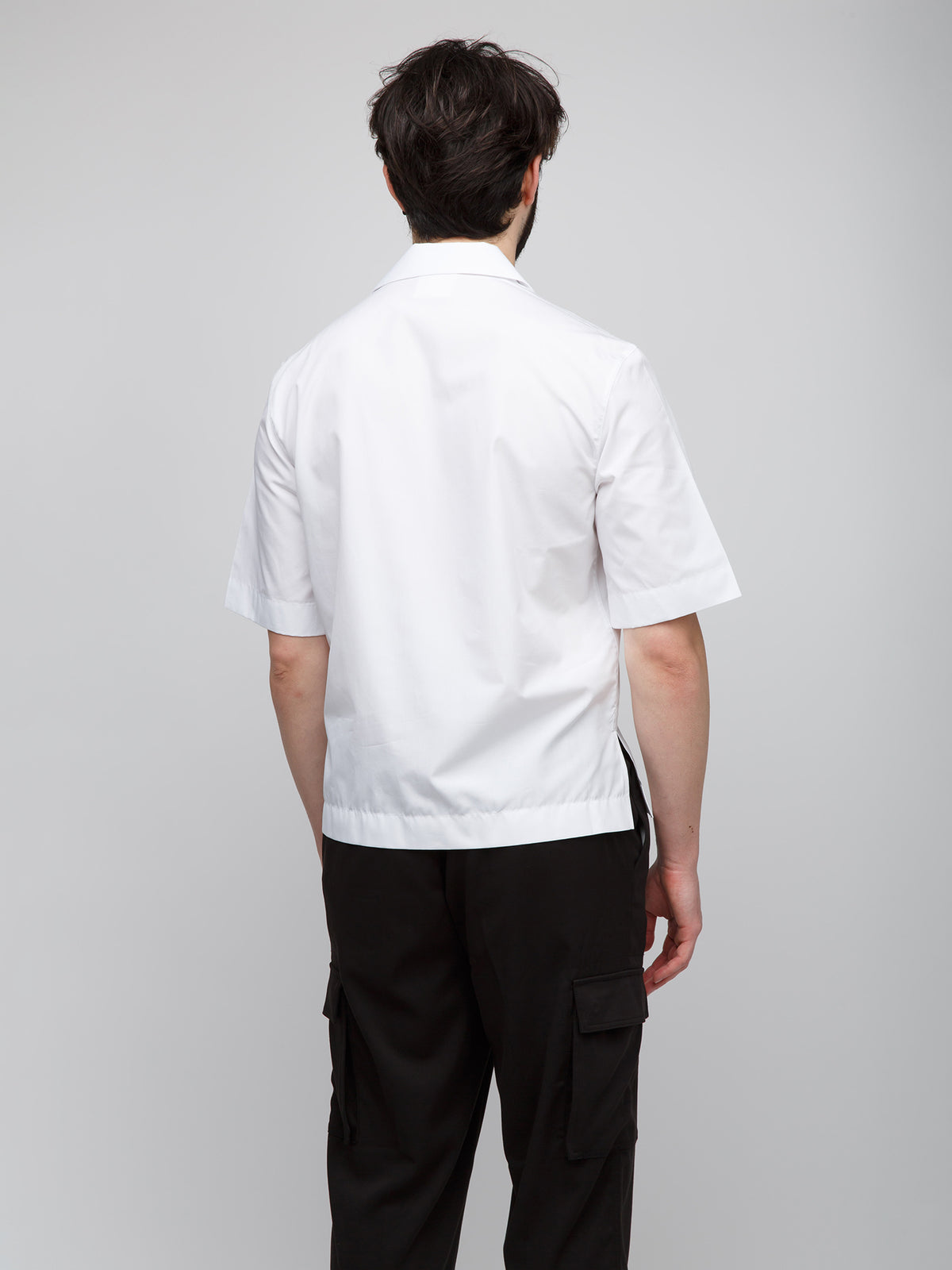 Givenchy Bicolor Cotton Shortsleeve Shirt - Effortless Luxury Style
