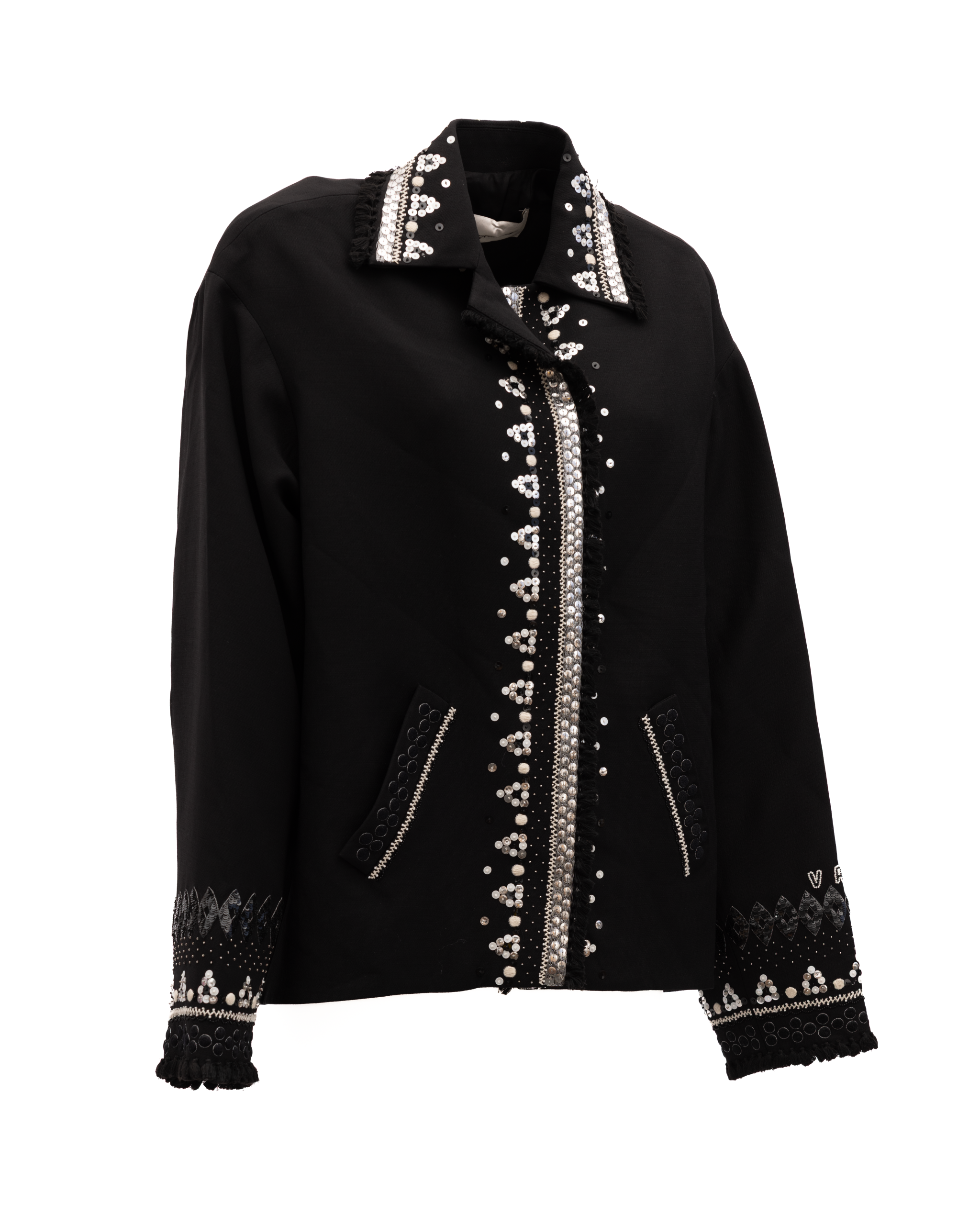 Valentino Garavani Black Embellished Jacket