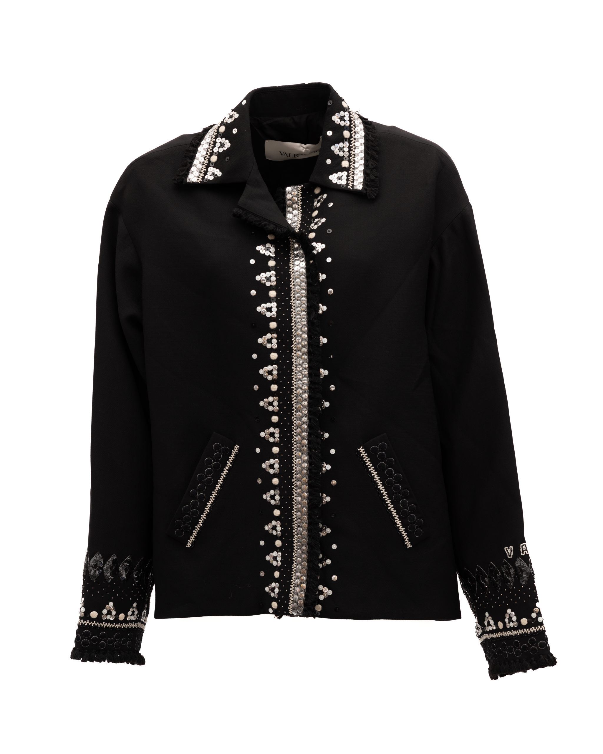 Valentino Garavani Black Embellished Jacket