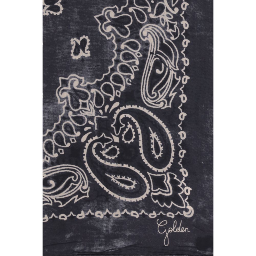 Indulge in the elegance of the Golden Goose Gray Silk Scarf, a luxurious accessory crafted from 100% silk, embodying timeless sophistication and refined Italian craftsmanship.