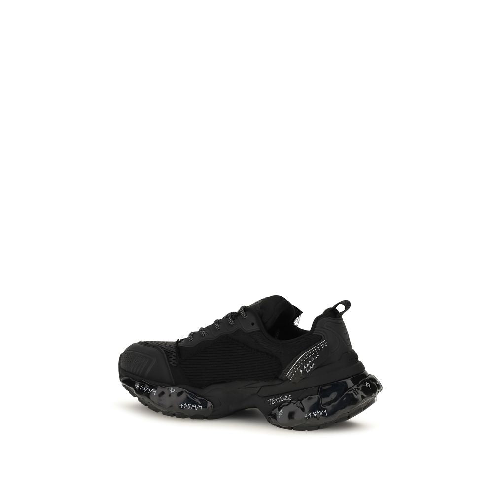 Dsquared² Black Polyester Athletic Sneakers