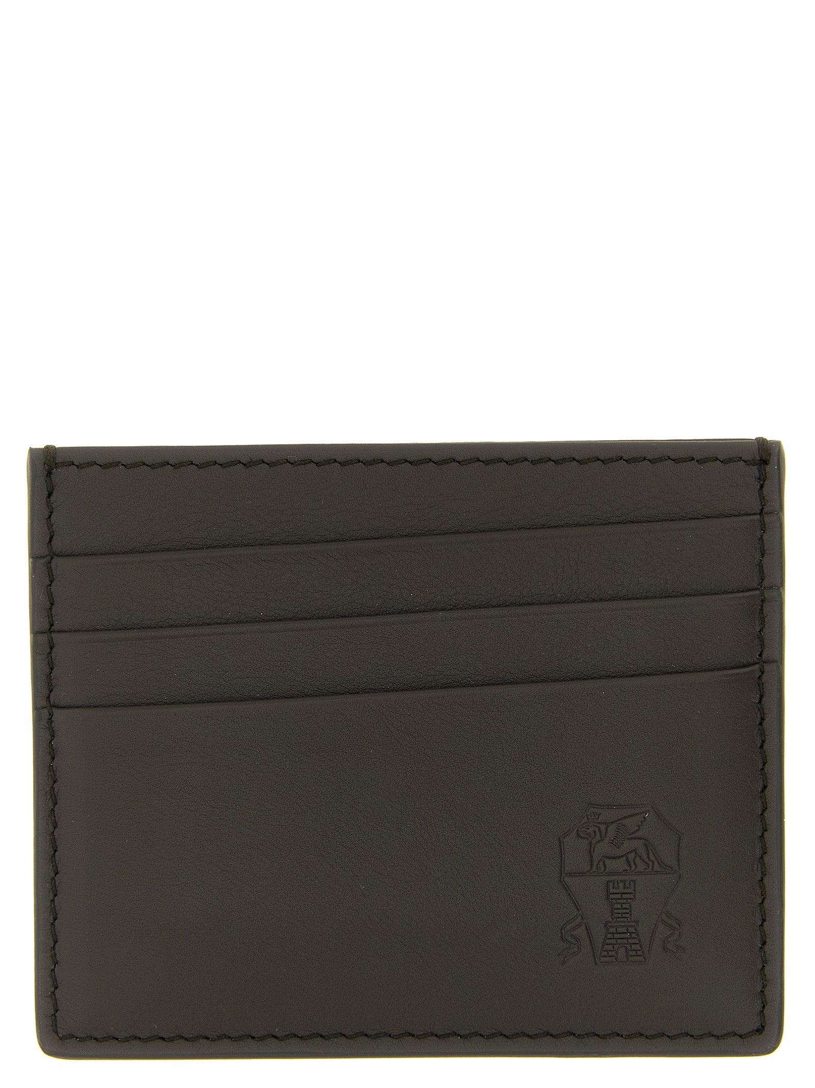 Brunello Cucinelli Black Calfskin Cardholder