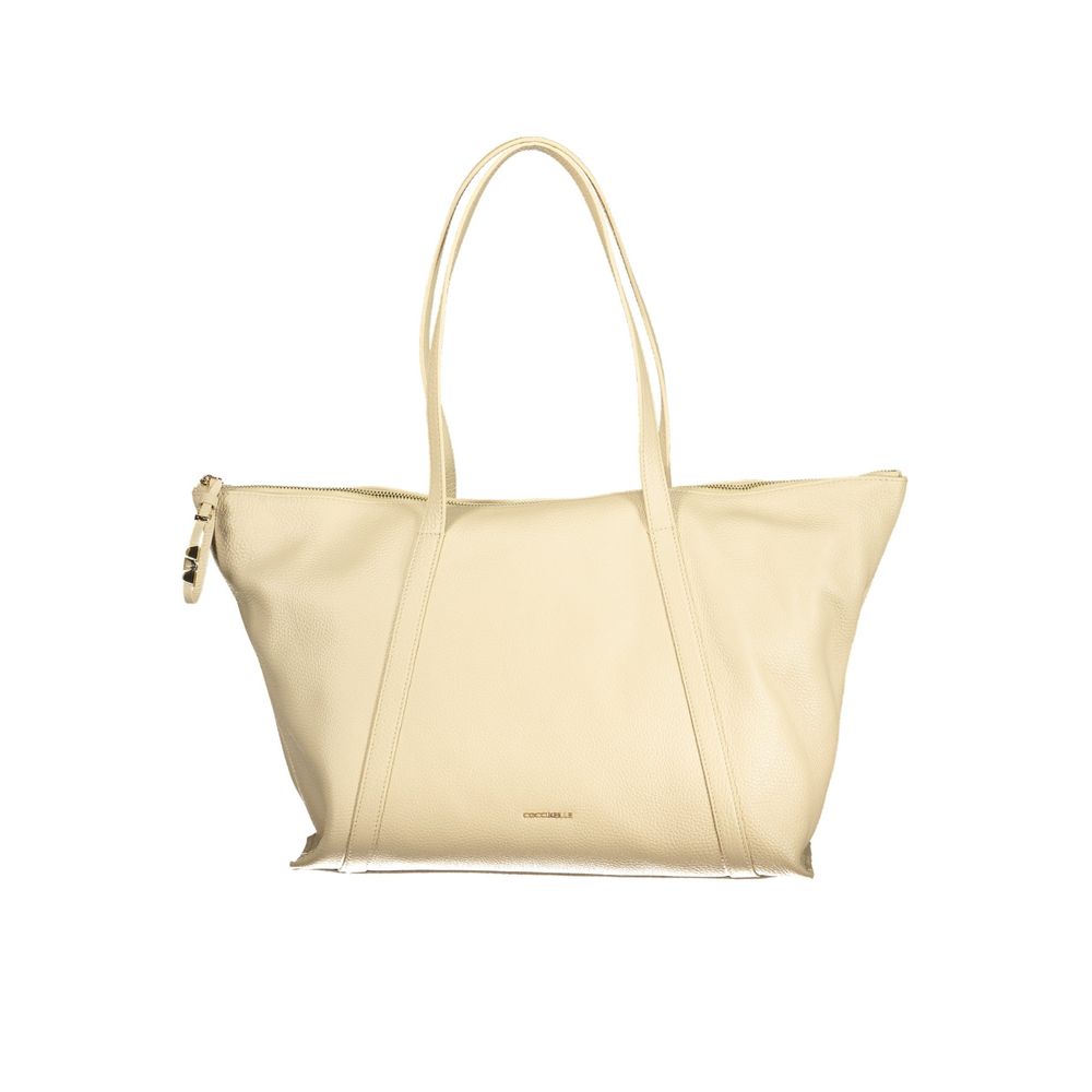 Coccinelle Beige Leather Women's Bag