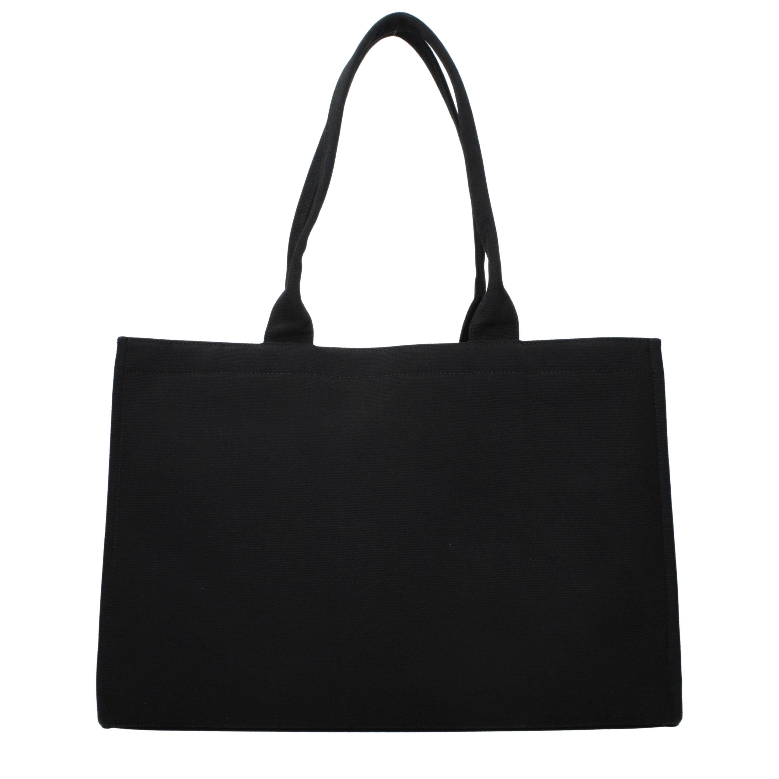 Karl Lagerfeld Black Fabric Shoulder Bag