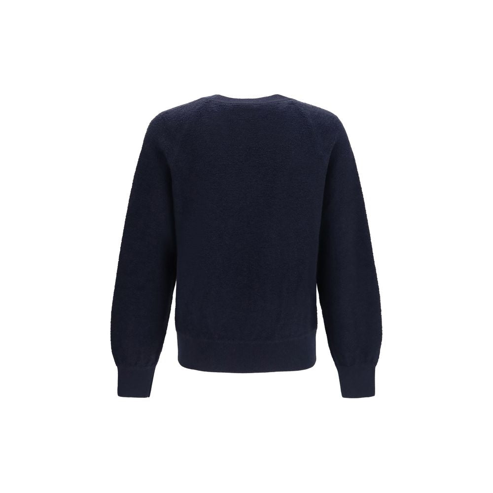 Piacenza Cashmere Blue Wool Oves Aries Sweatshirt