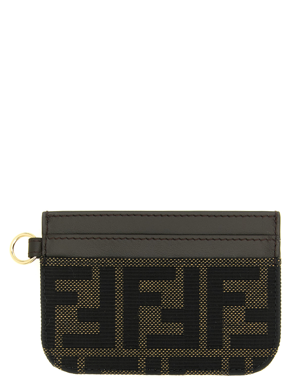 Elevate your style with Fendi's Brown Polyester Cardholder, a blend of exquisite craftsmanship and modern elegance, perfect for those who embrace luxury.