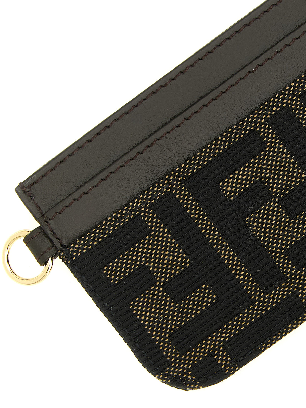 Elevate your style with Fendi's Brown Polyester Cardholder, where exquisite craftsmanship meets modern elegance, perfect for the discerning individual who embraces luxury.