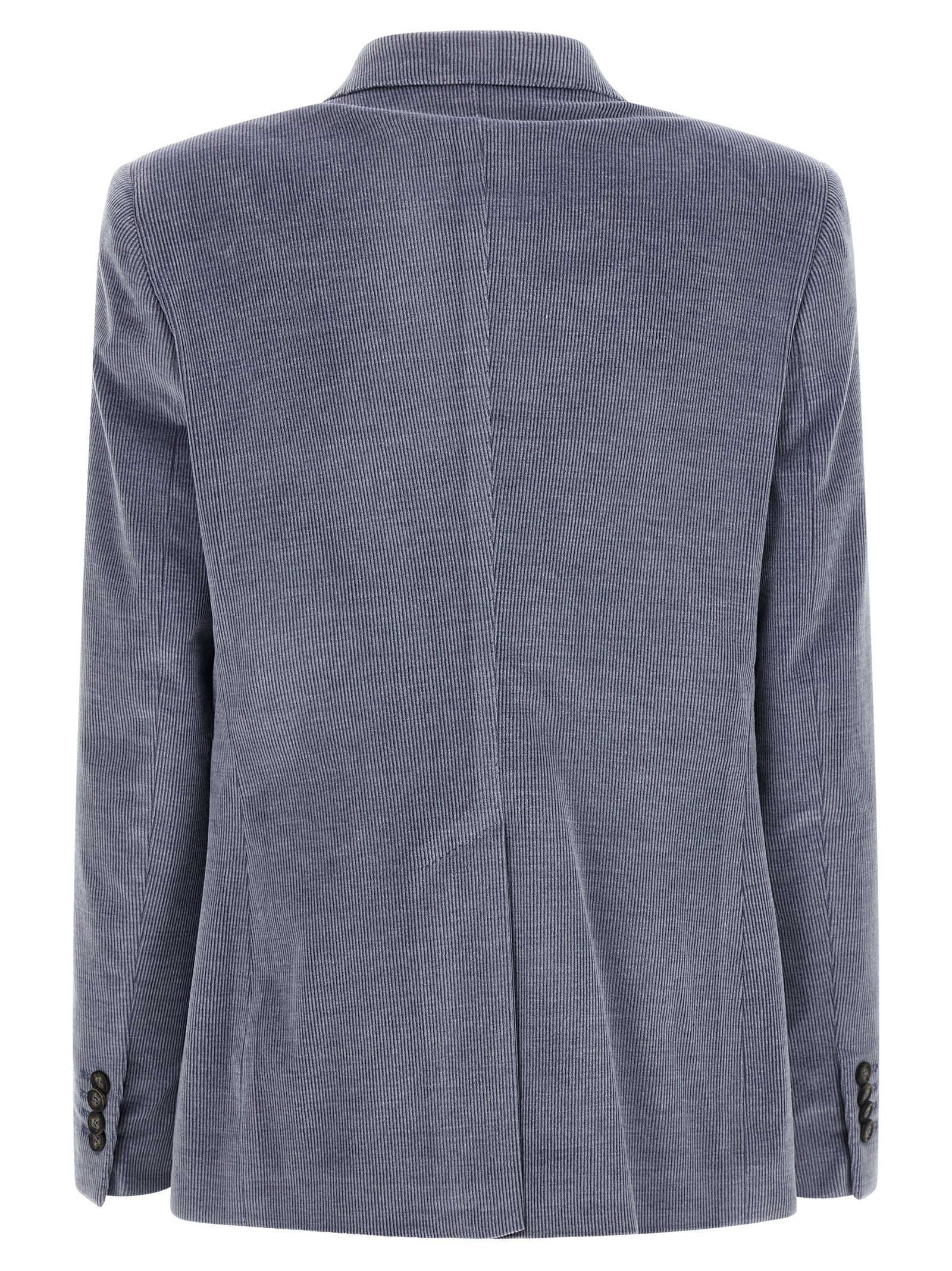 Discover the TAGLIATORE Parigi double-breasted blazer, a luxurious blend of cotton and cashmere corduroy, embodying timeless elegance and sophisticated style for discerning tastes.