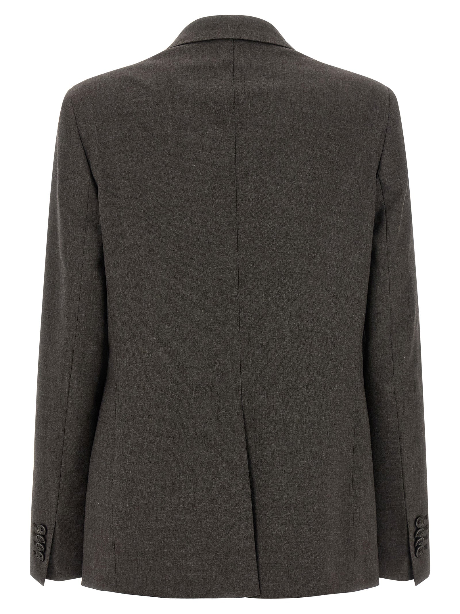 Elevate your wardrobe with the Tagliatore Gray Virgin Wool Two-Piece Suit, a blend of exquisite craftsmanship and timeless elegance, perfect for the discerning fashionista.