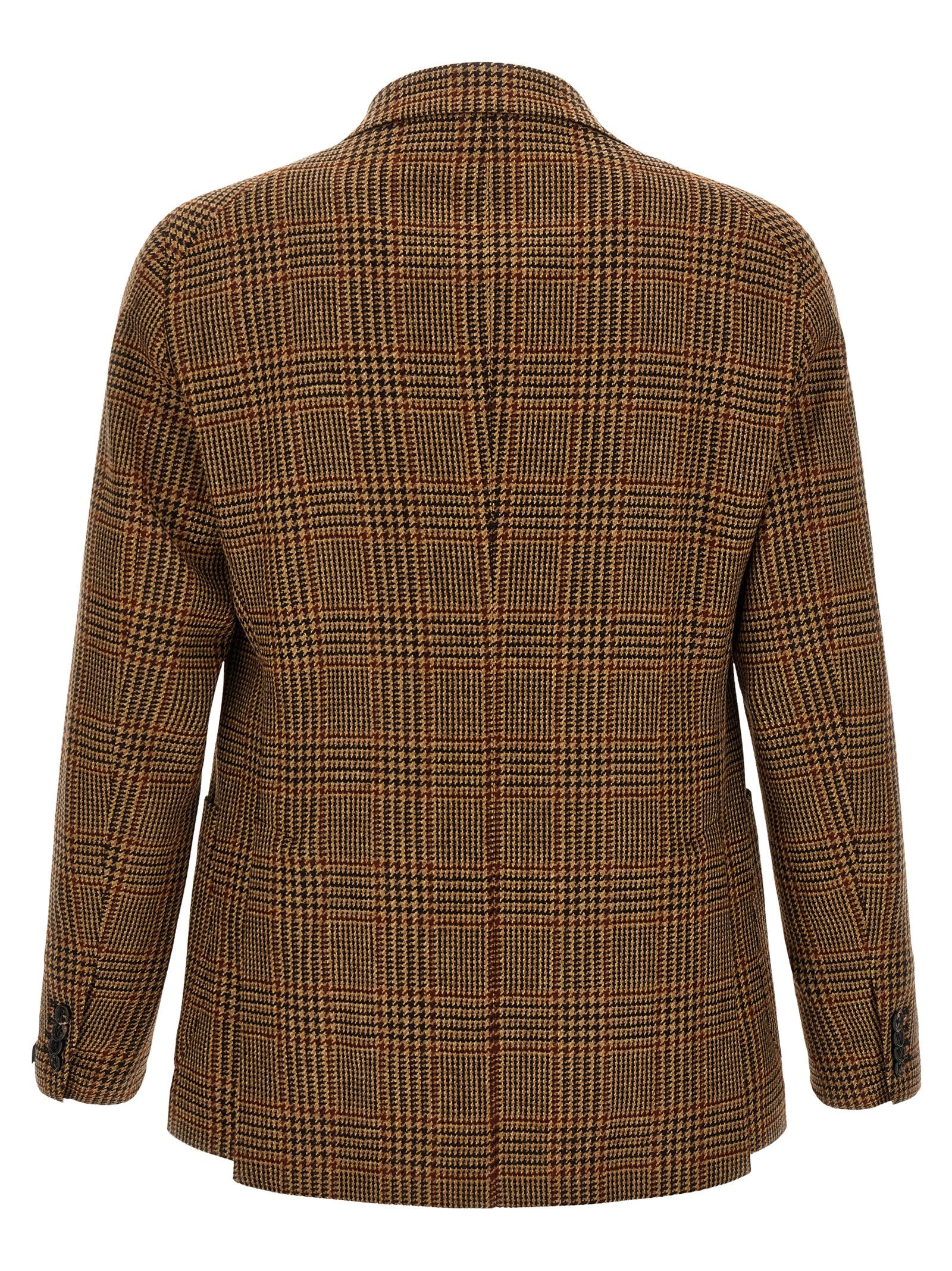 Discover the Tagliatore Brown Virgin Wool Blazer, a masterpiece of Italian craftsmanship, blending luxurious virgin wool and cashmere for timeless elegance.