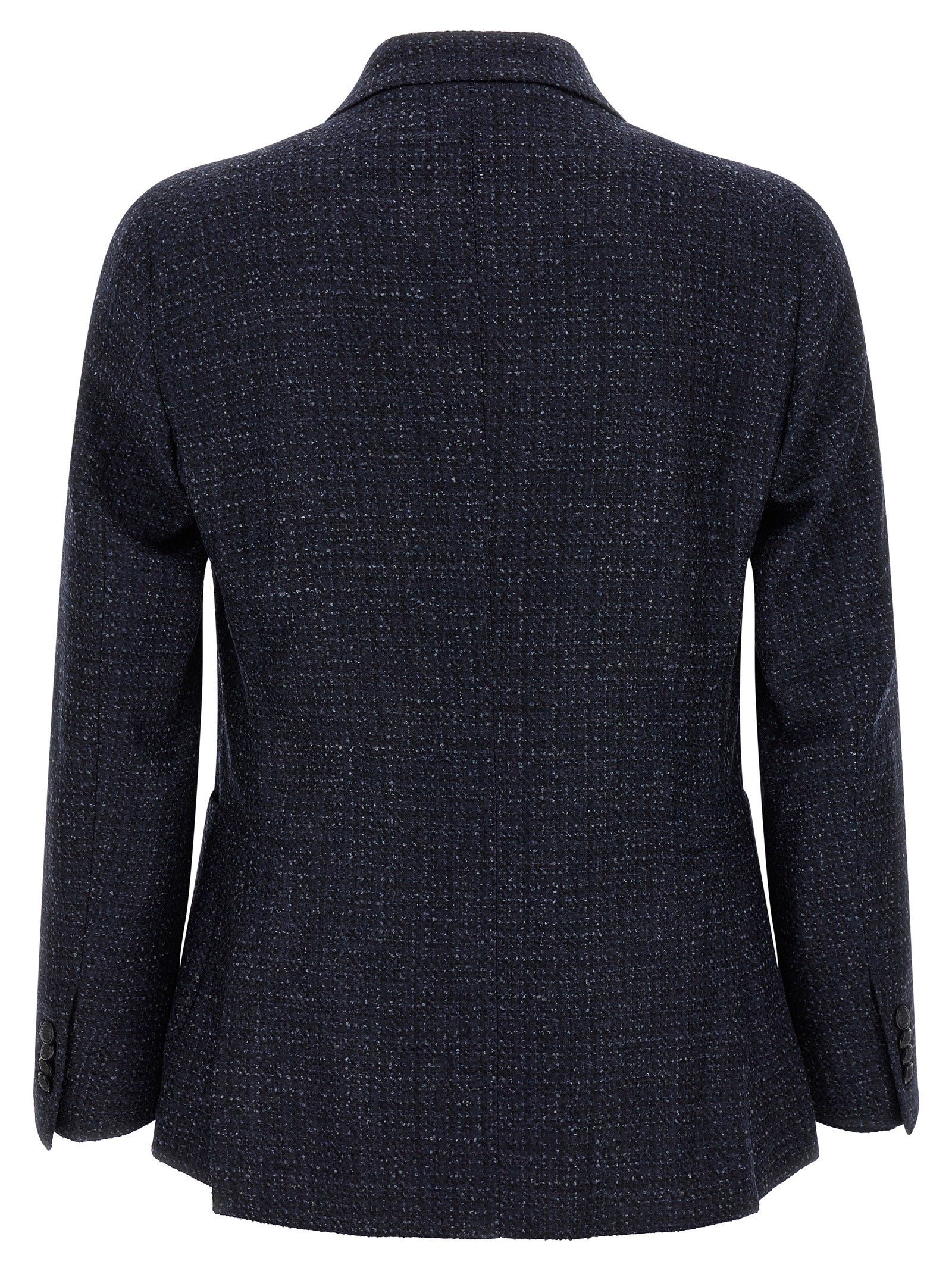 Experience the allure of the TAGLIATORE Blue Virgin Wool Blazer, where exquisite craftsmanship meets contemporary elegance, perfect for the discerning individual.