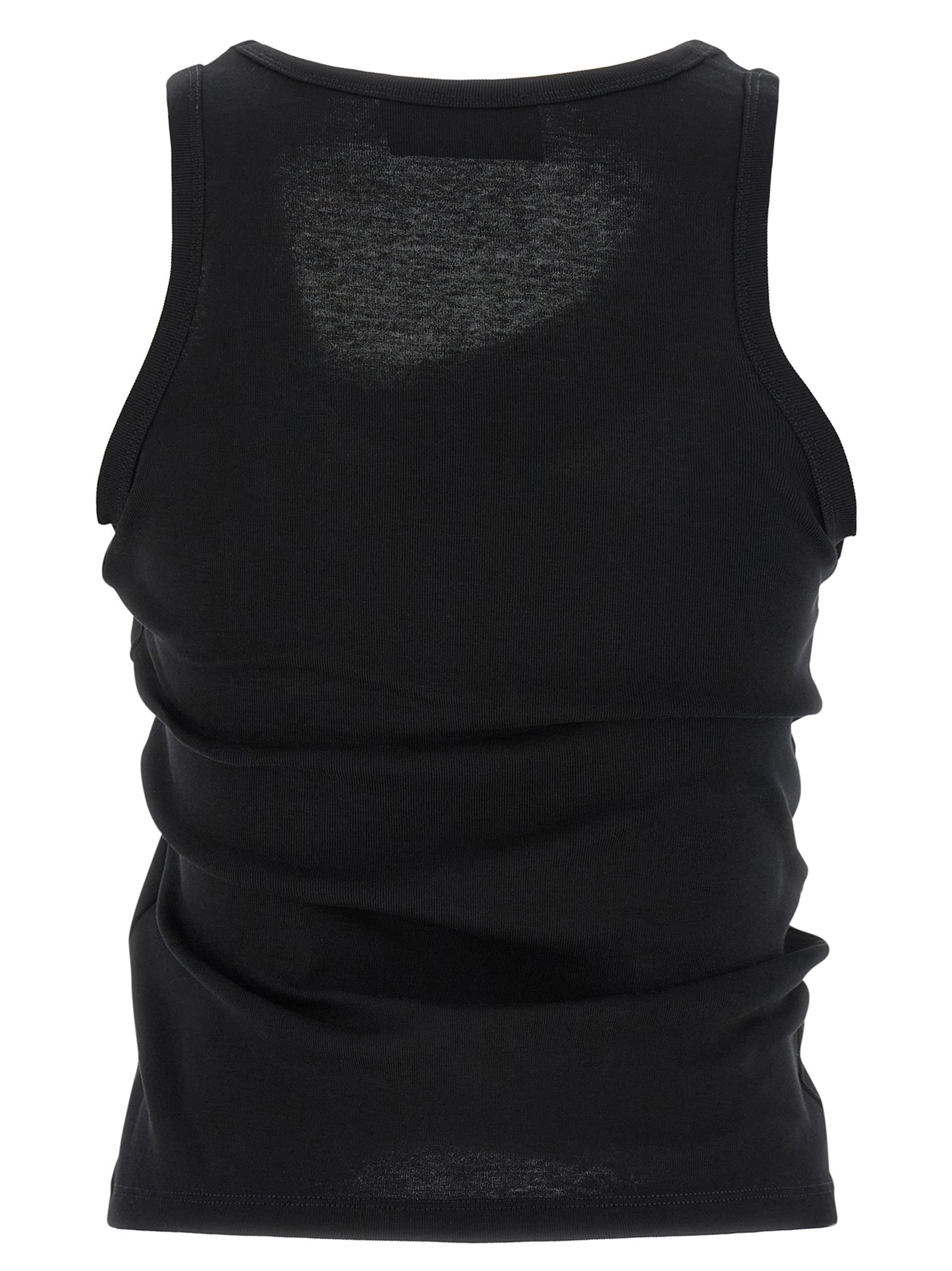Coperni Black Cotton Tank Top - Luxurious Sleeveless Elegance