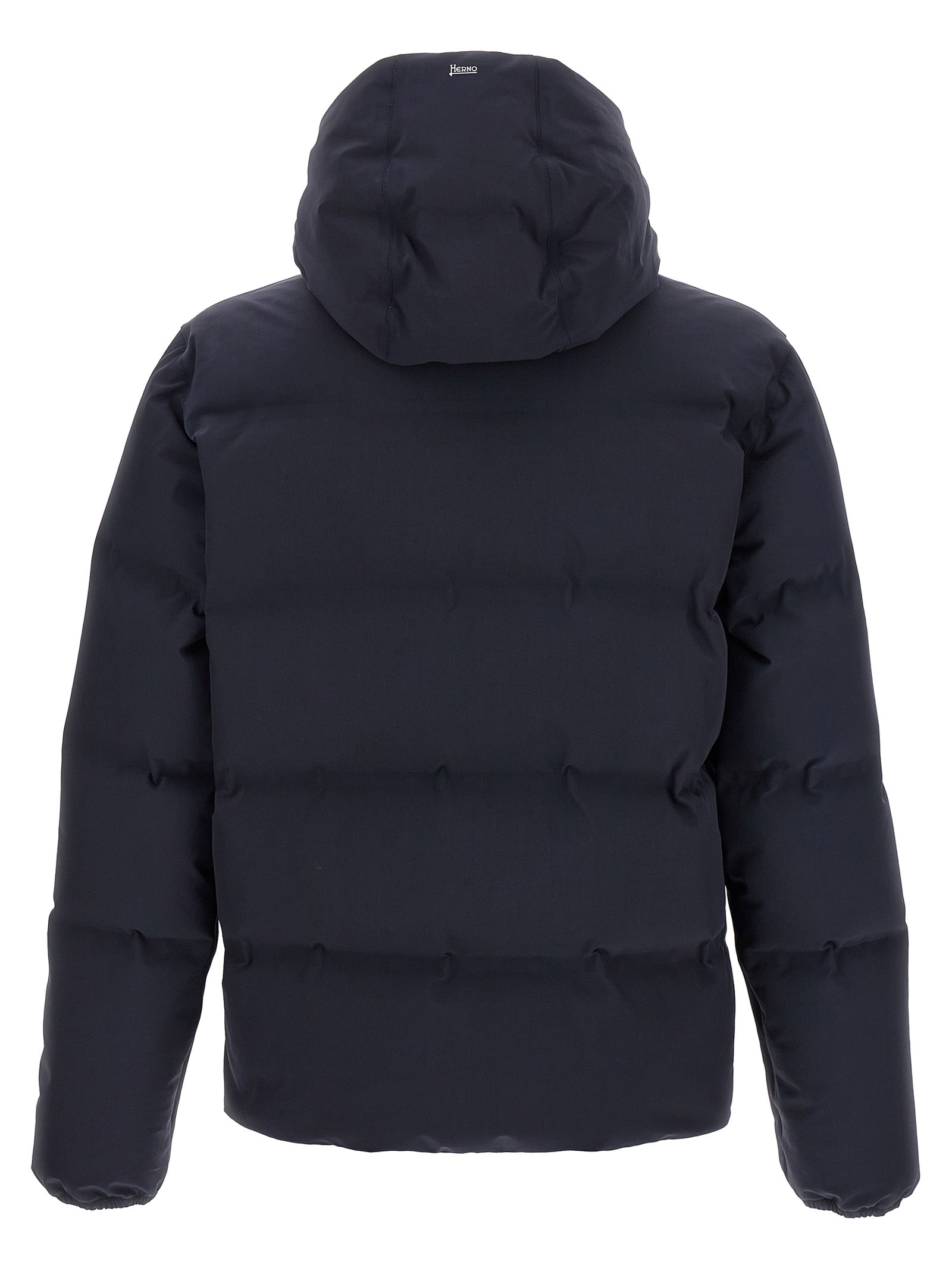 Herno Blue Polyamide Full-Length Jacket