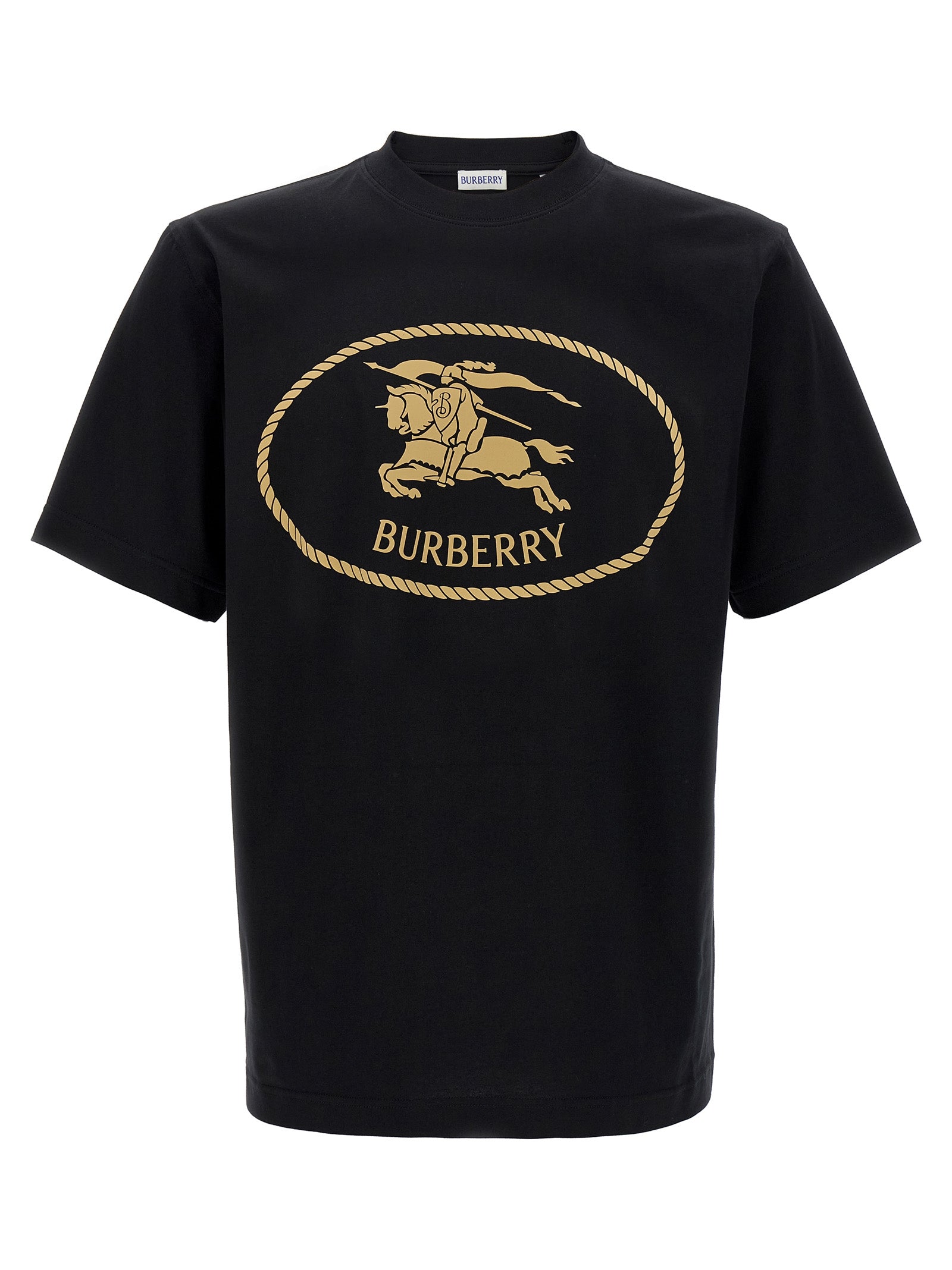 Burberry Black Cotton T-Shirt - Effortless Luxury for All