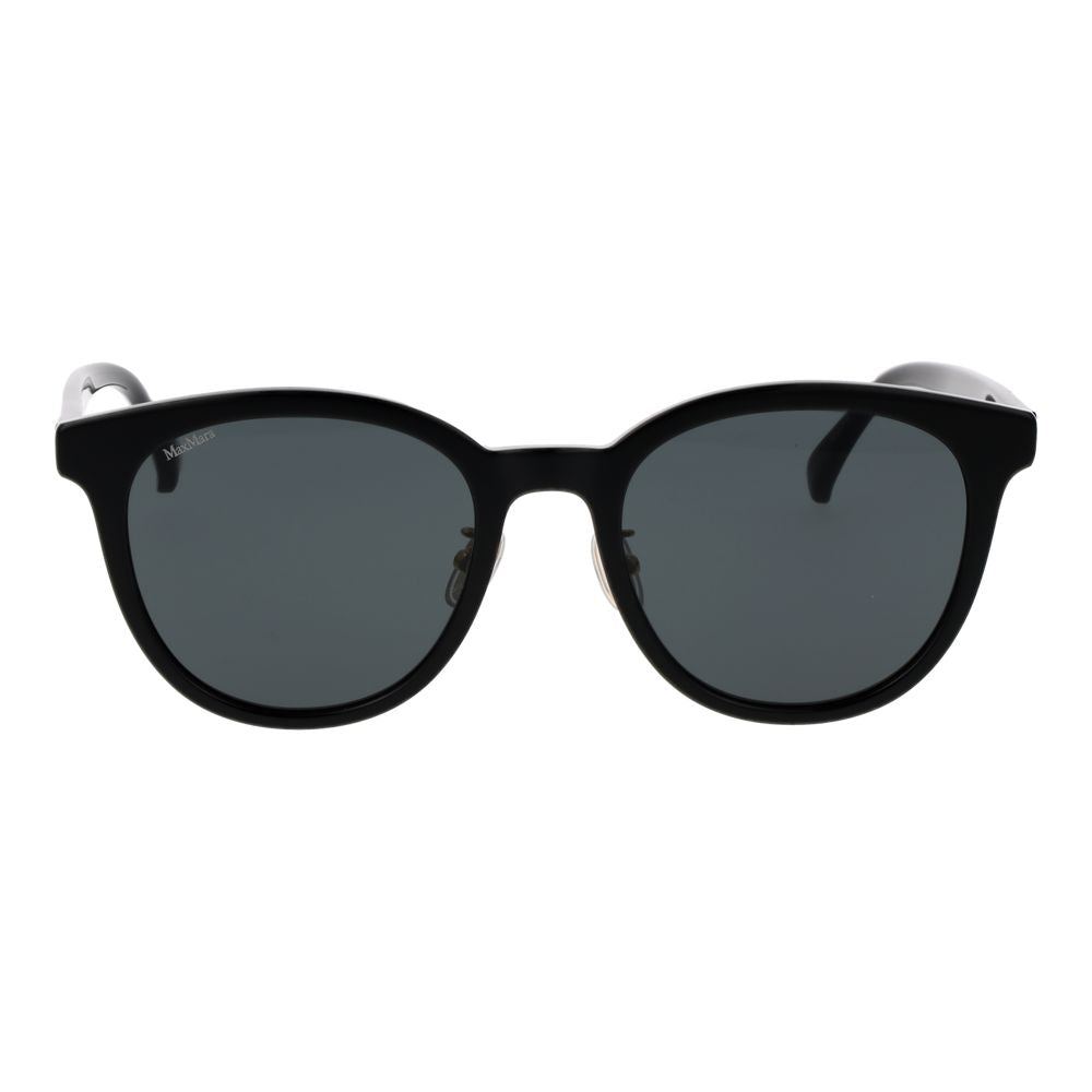Indulge in the elegance of Max Mara Black Acetate Sunglasses, where exquisite craftsmanship meets timeless design, perfect for discerning tastes and luxurious lifestyles.