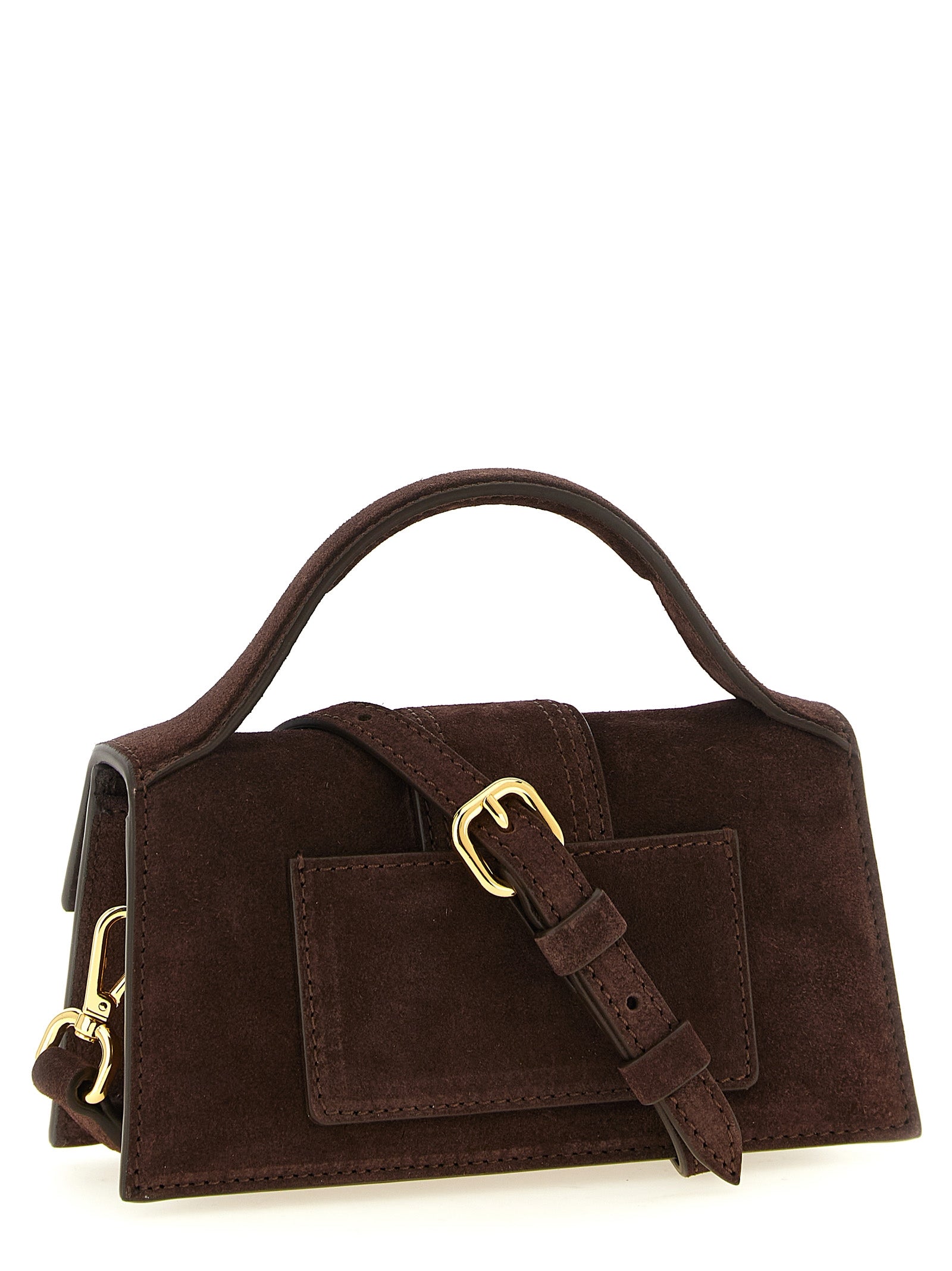 Elevate your style with the Jacquemus Brown Calfskin Handbag, a masterpiece of Italian craftsmanship that embodies geometric elegance and sophisticated allure.
