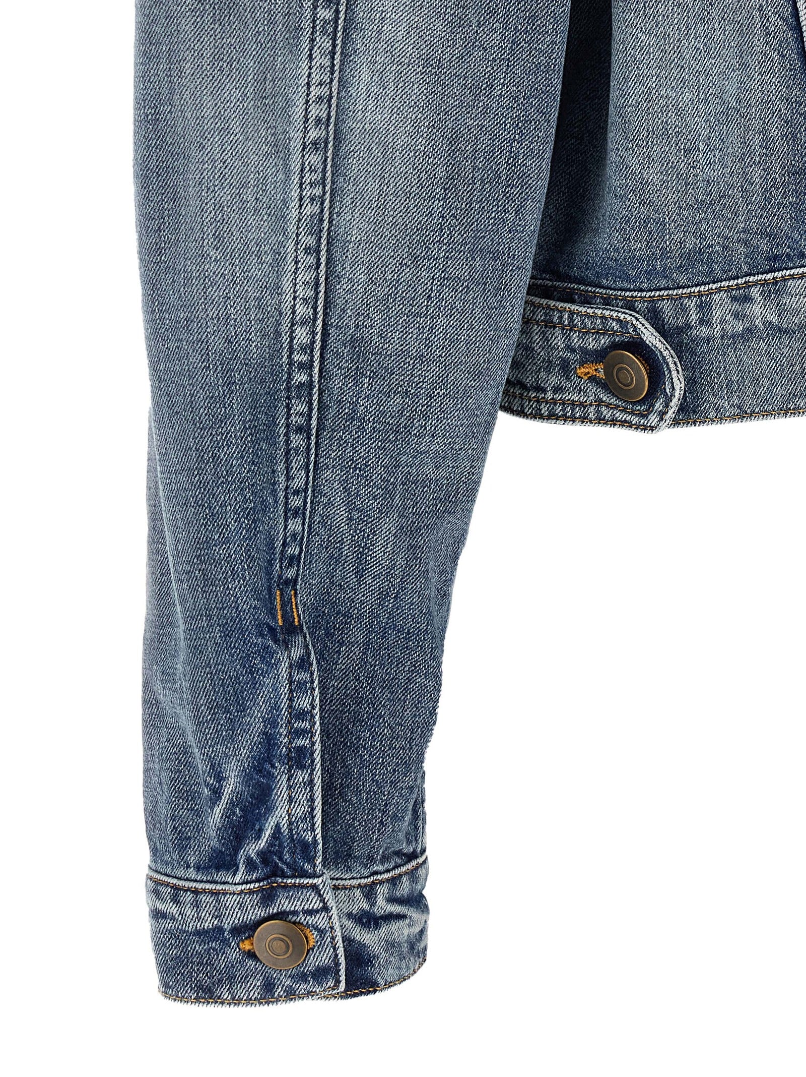 Maison Margiela Blue Cotton Denim Jacket - Timeless Luxury Chic