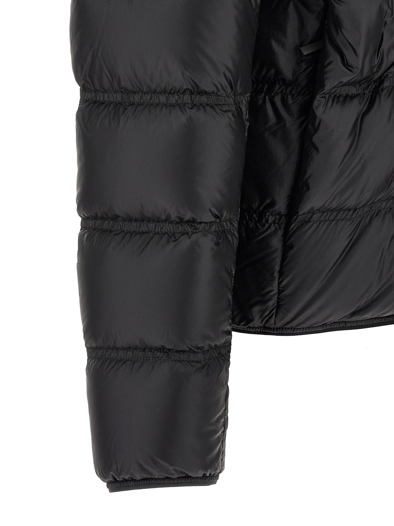 Moncler Black Polyamide Full-Length Jacket