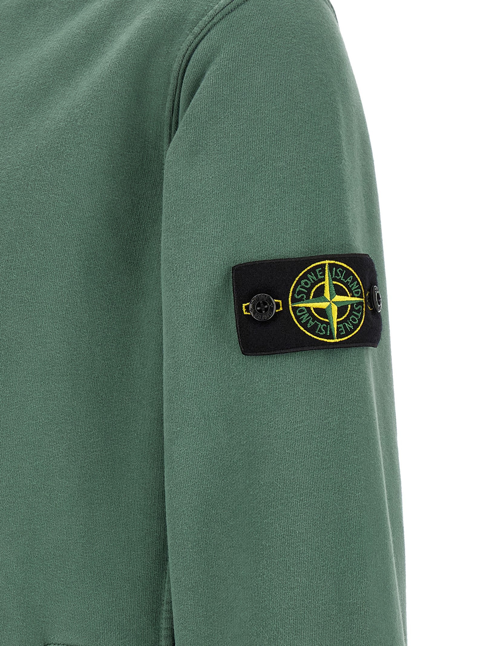 Stone Island Bicolor Cotton Sweatshirt - Timeless Luxury Redefined