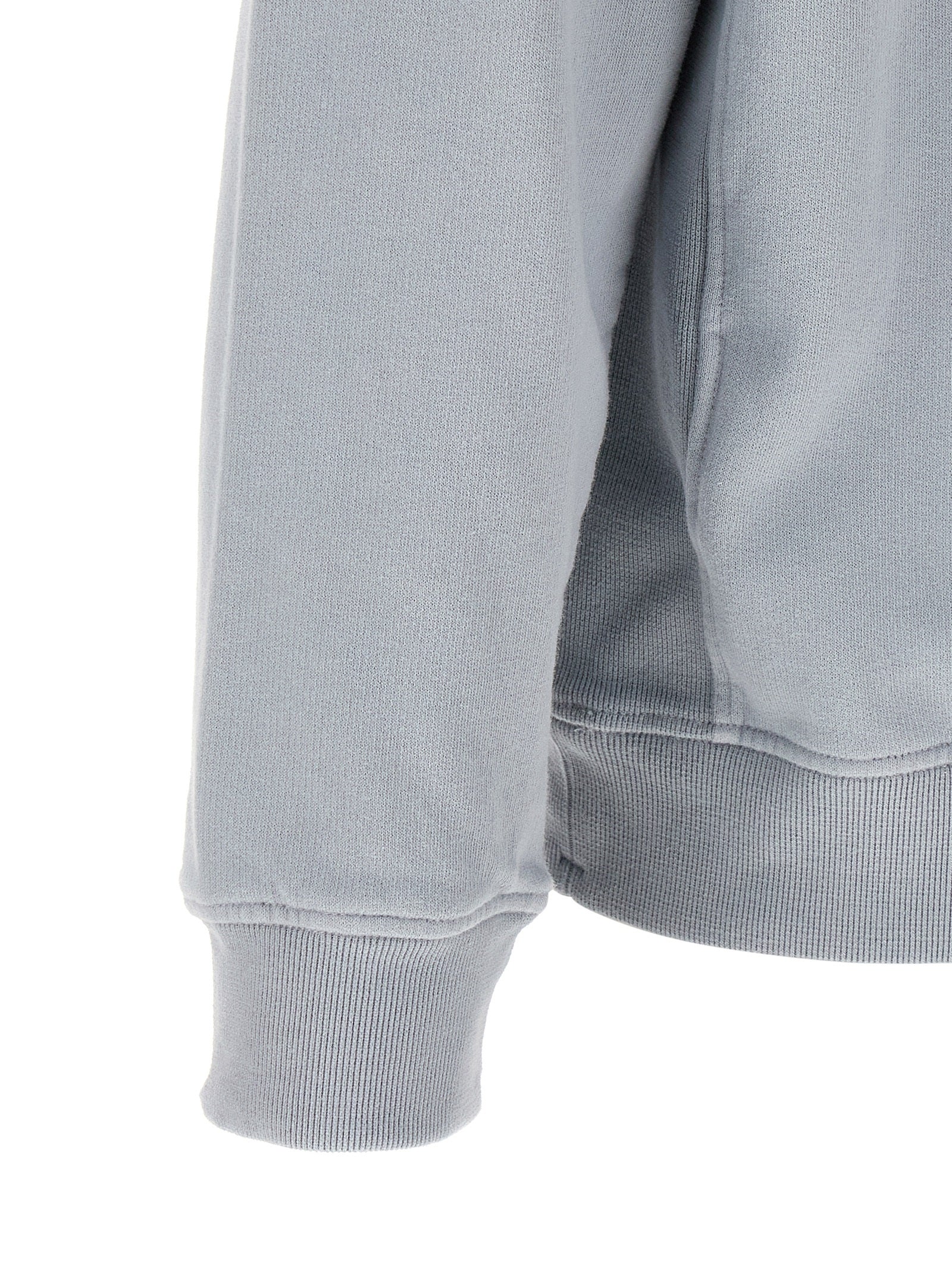 Stone Island Gray Cotton Sweatshirt