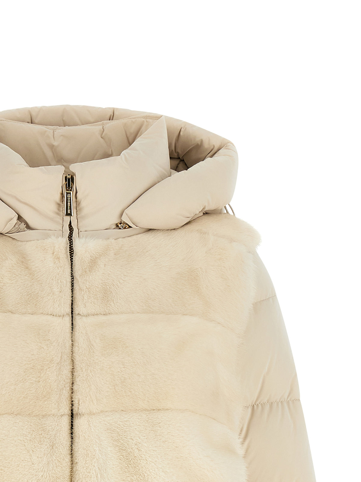 MooRER White Wool Shell Jacket - Exquisite Luxury Redefined