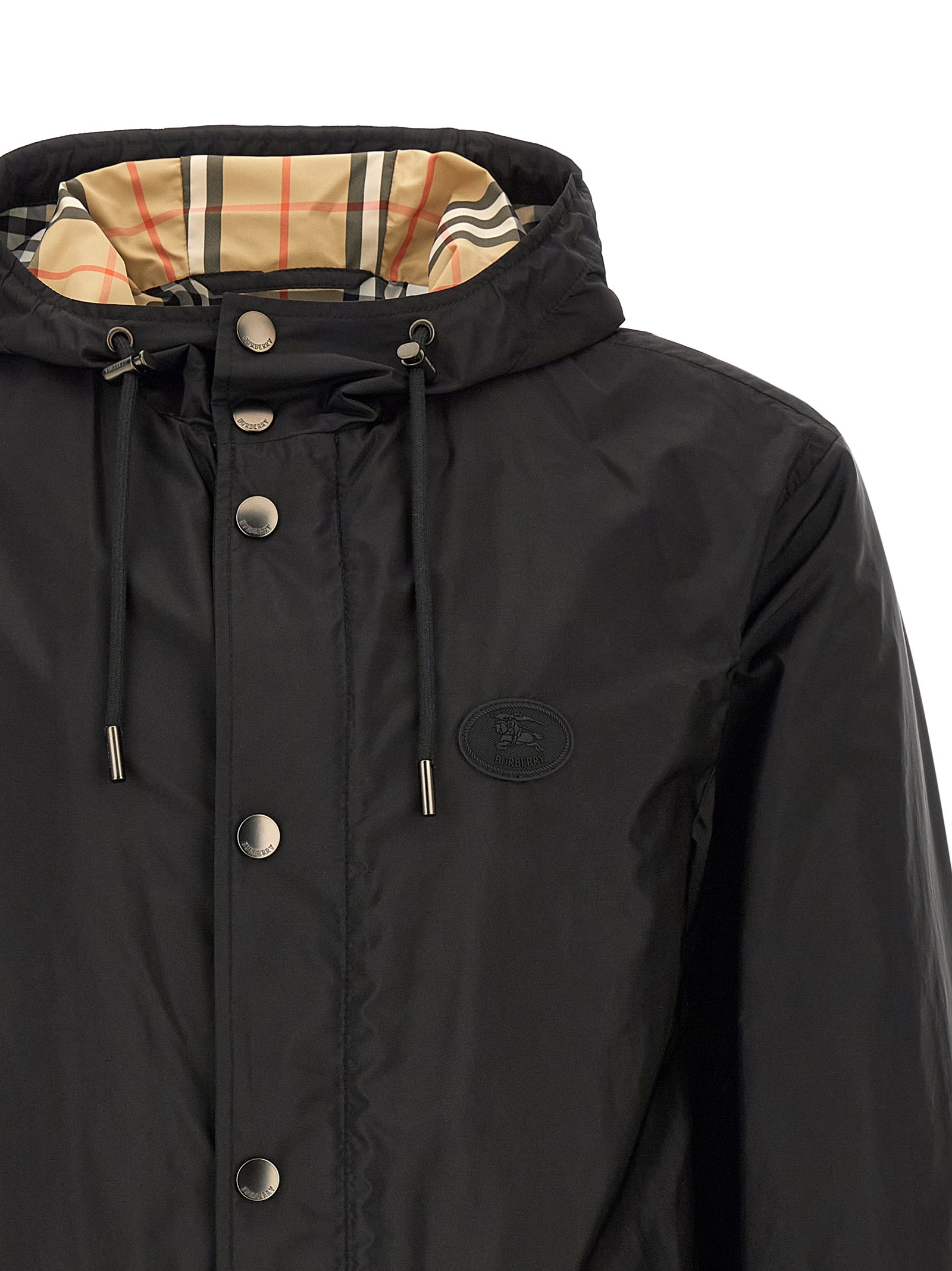 Burberry Black Polyamide Shell Jacket - Elevate Your Urban Elegance
