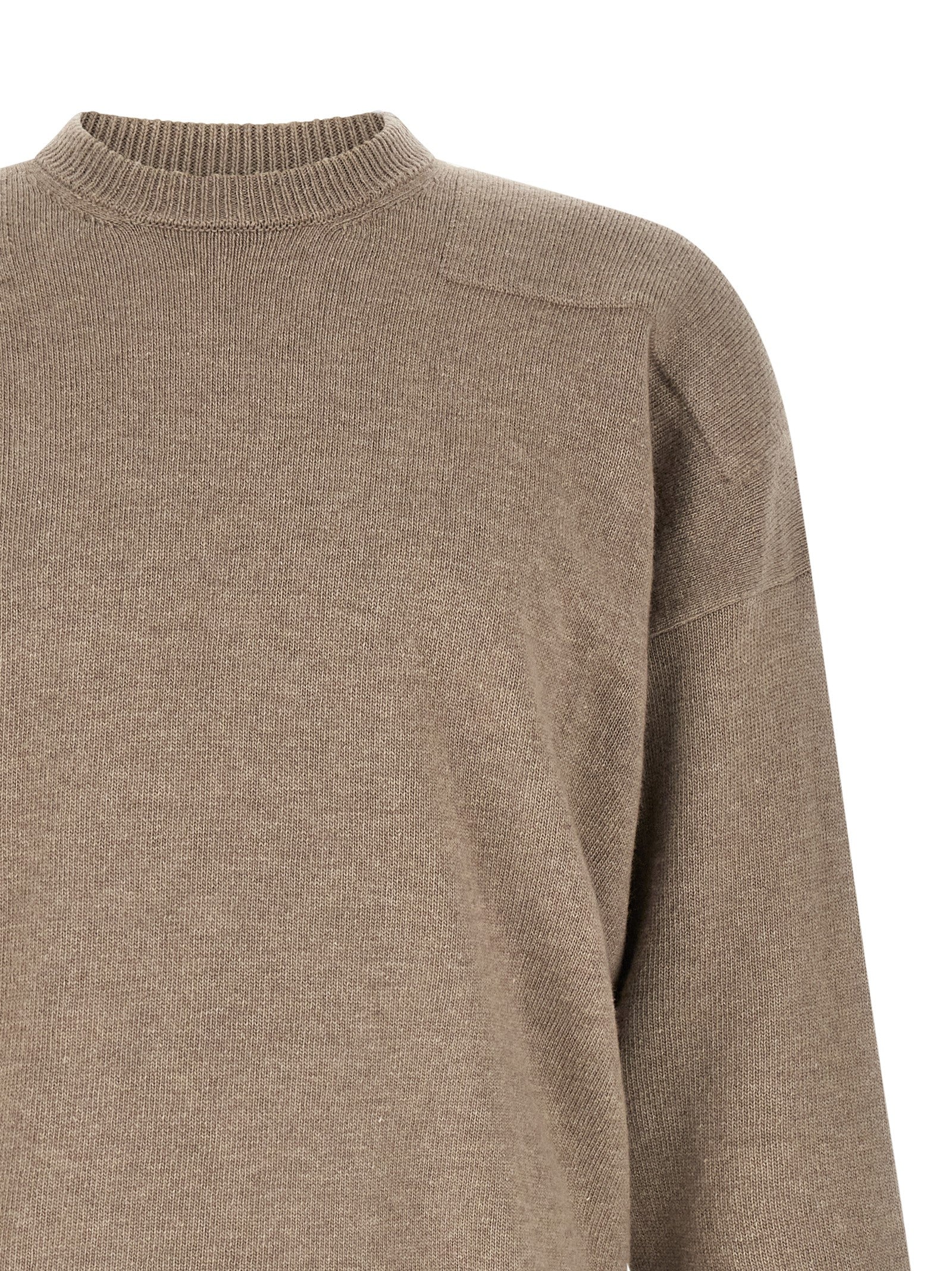 Jil Sander Beige Wool Cardigan