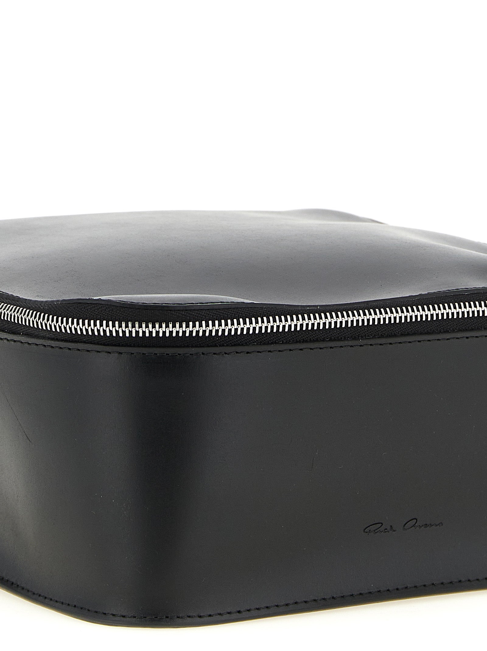 Rick Owens Grande Beauty Case in Black Calfskin Luxury Accessory