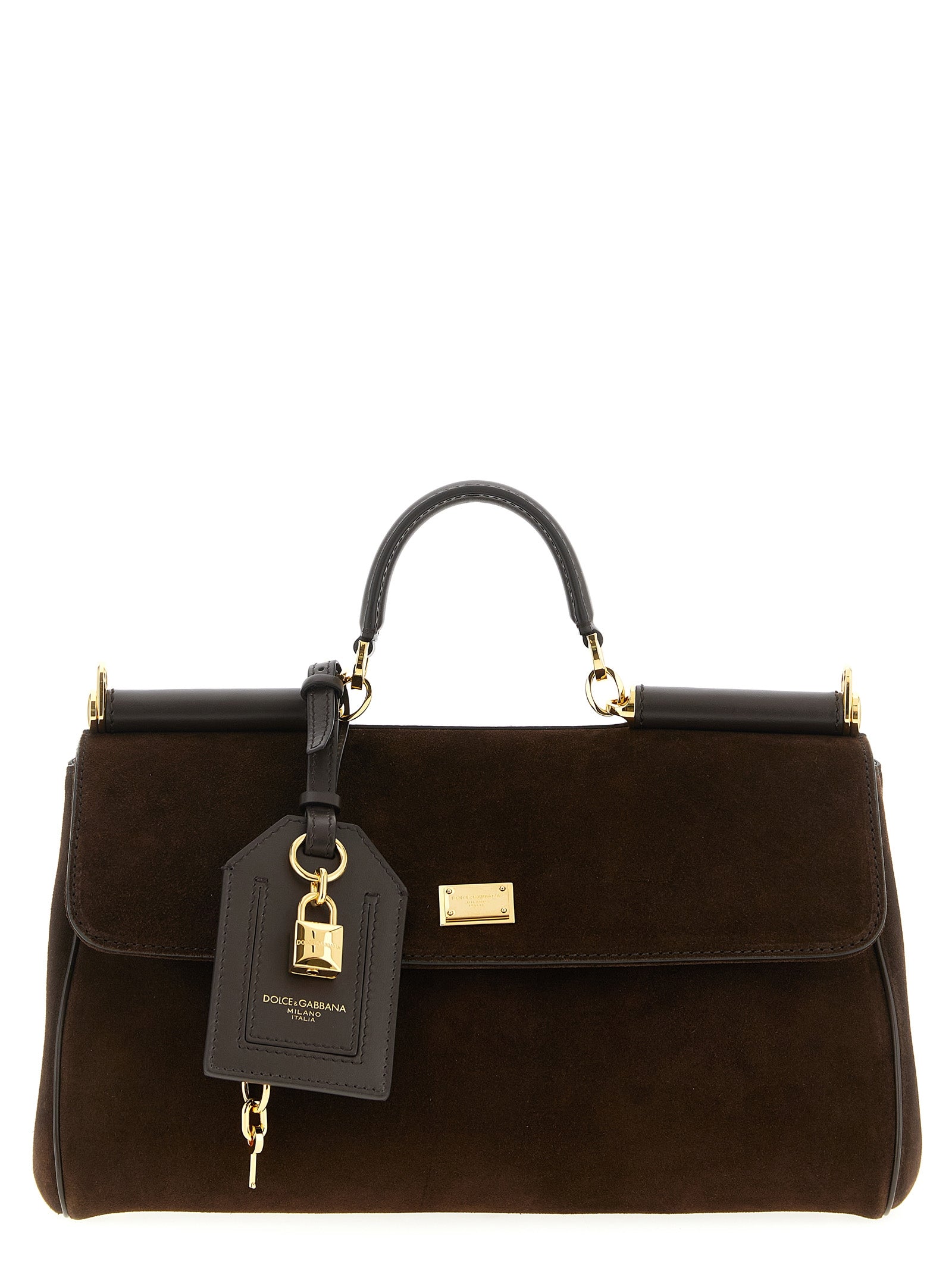 Dolce & Gabbana My Sicily Handbag - Exquisite Brown Calfskin Luxury