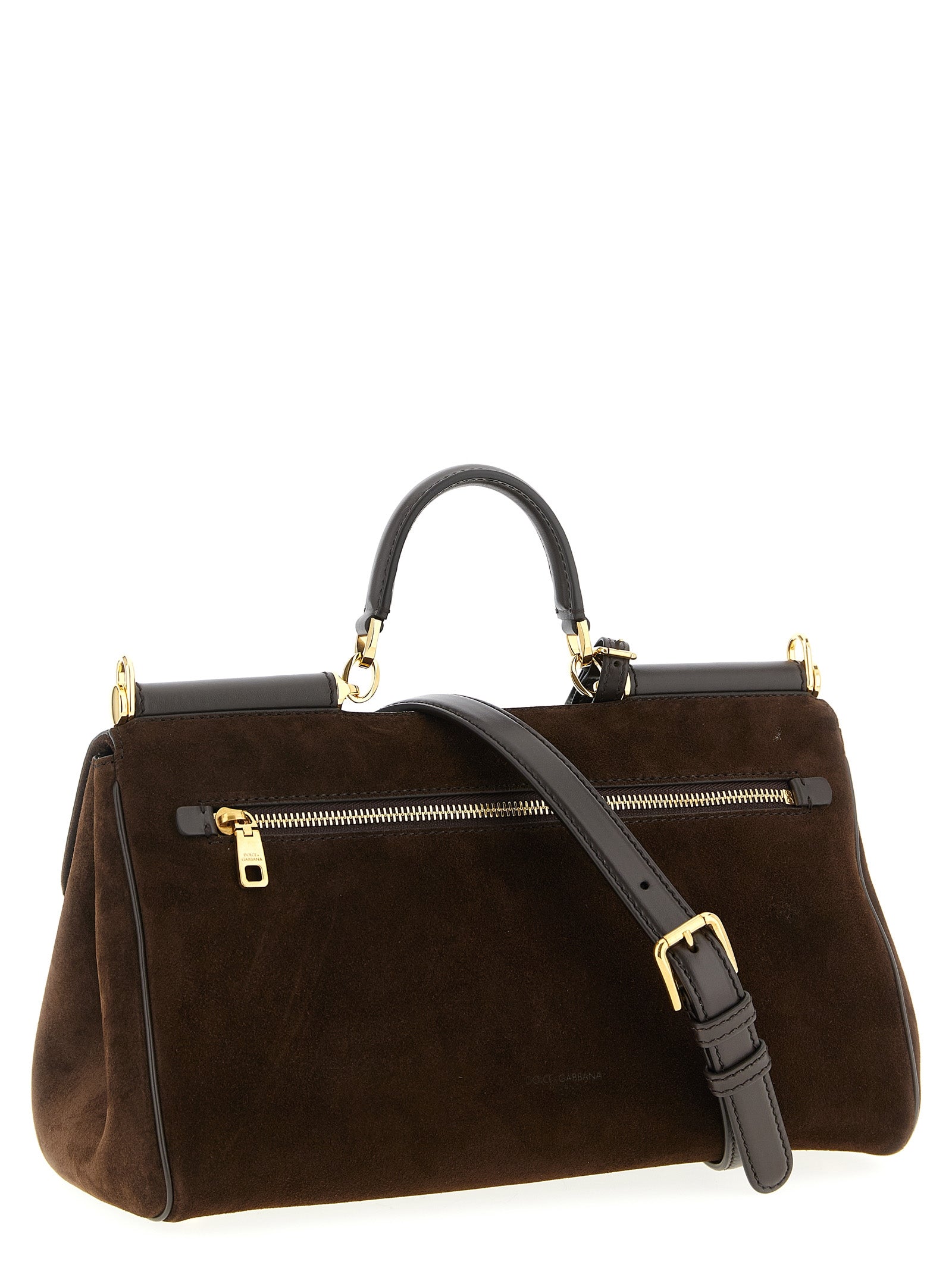 Dolce & Gabbana My Sicily Handbag - Timeless Luxury in Brown Calfskin