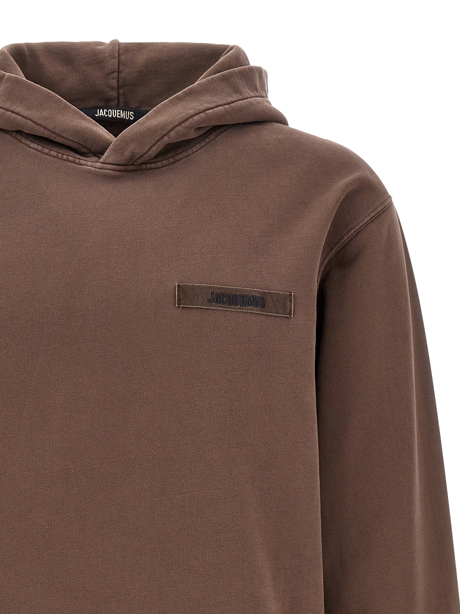 Jacquemus Brown Cotton Sweatshirt - Elevate Your Luxe Wardrobe