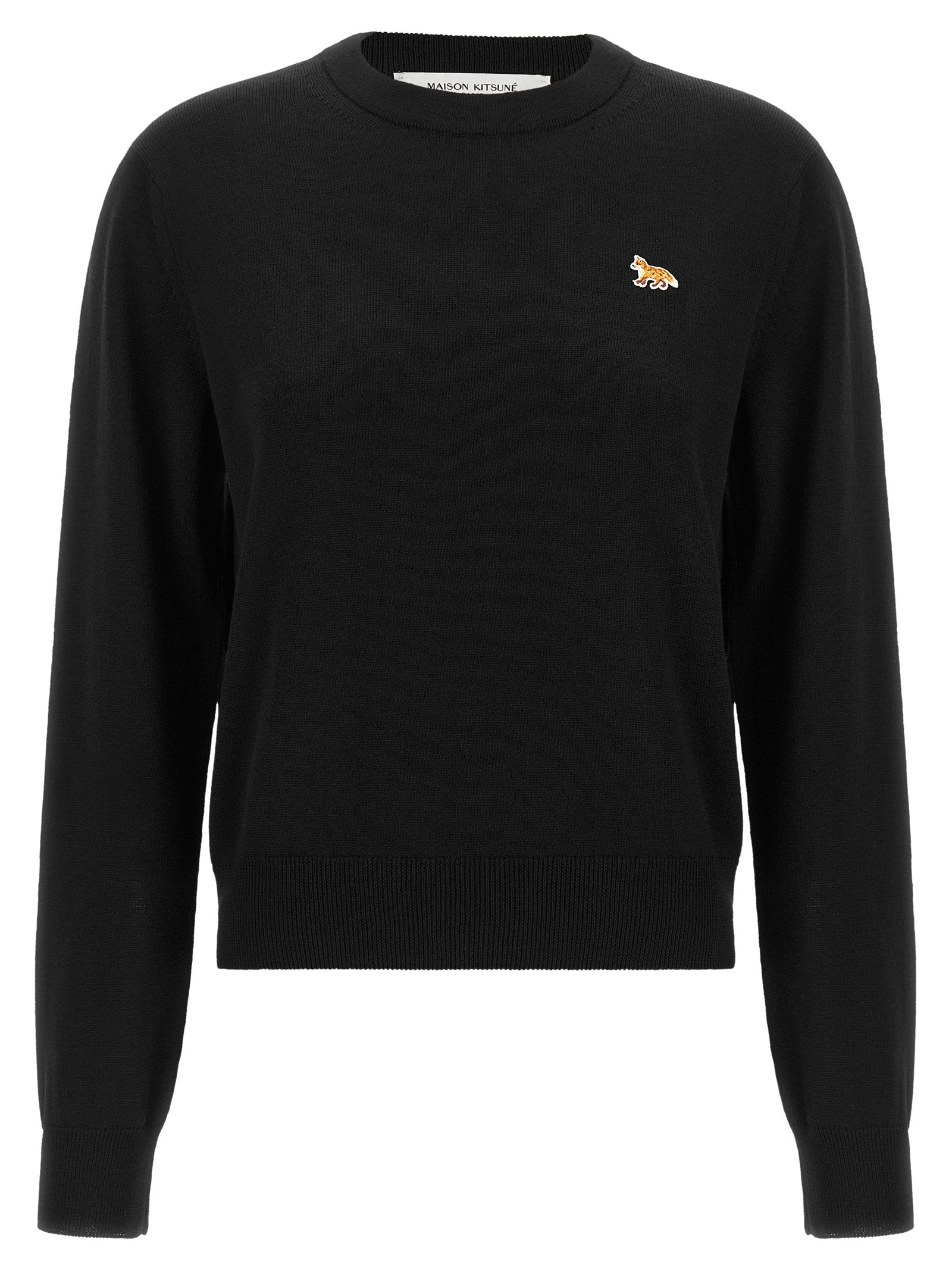 Maison Kitsuné Black Wool Cardigan - Effortless Luxury Redefined